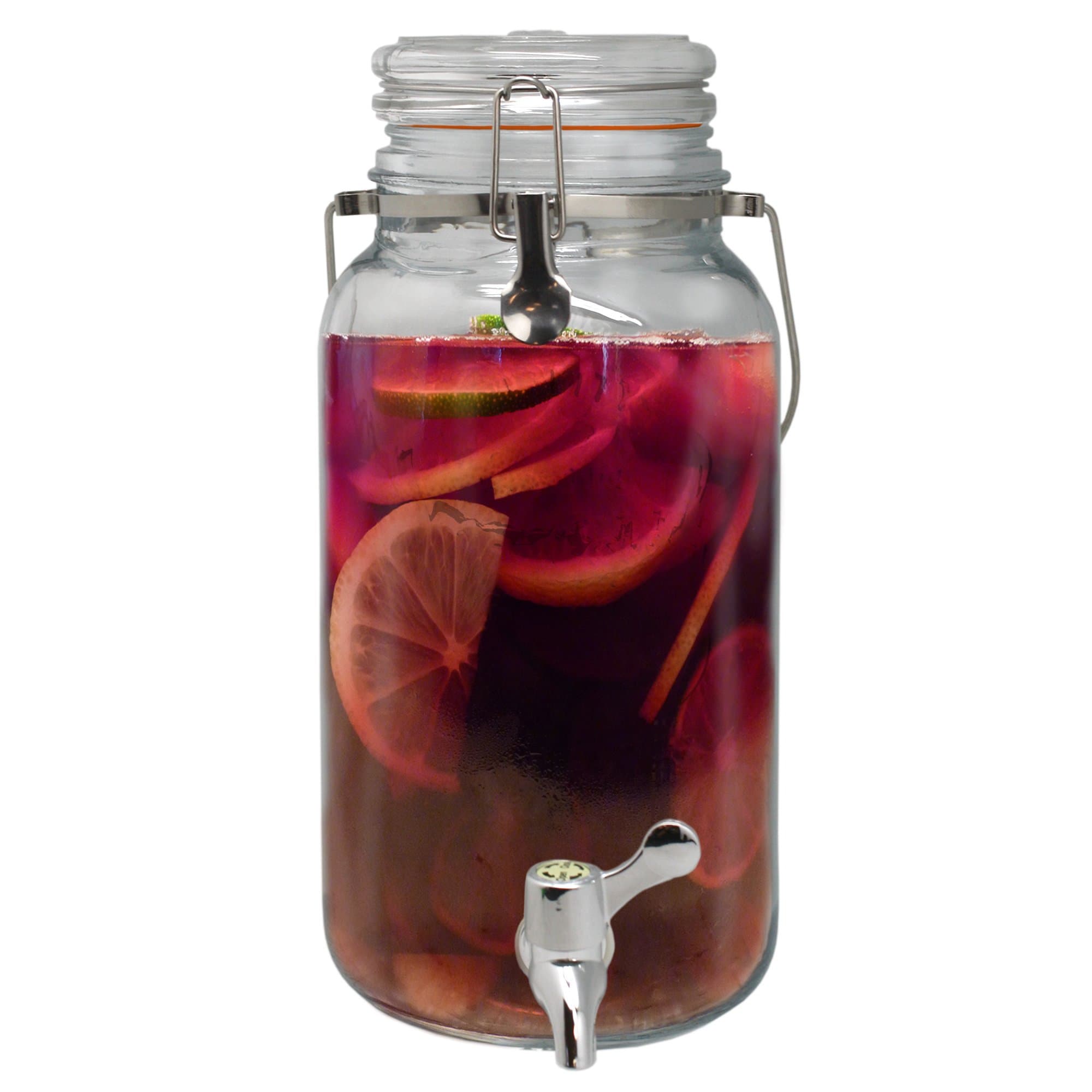 NERTHUSFIH 168 4L Dispenser. Glass dispenser for juices or any other drink 4 lires dispenser