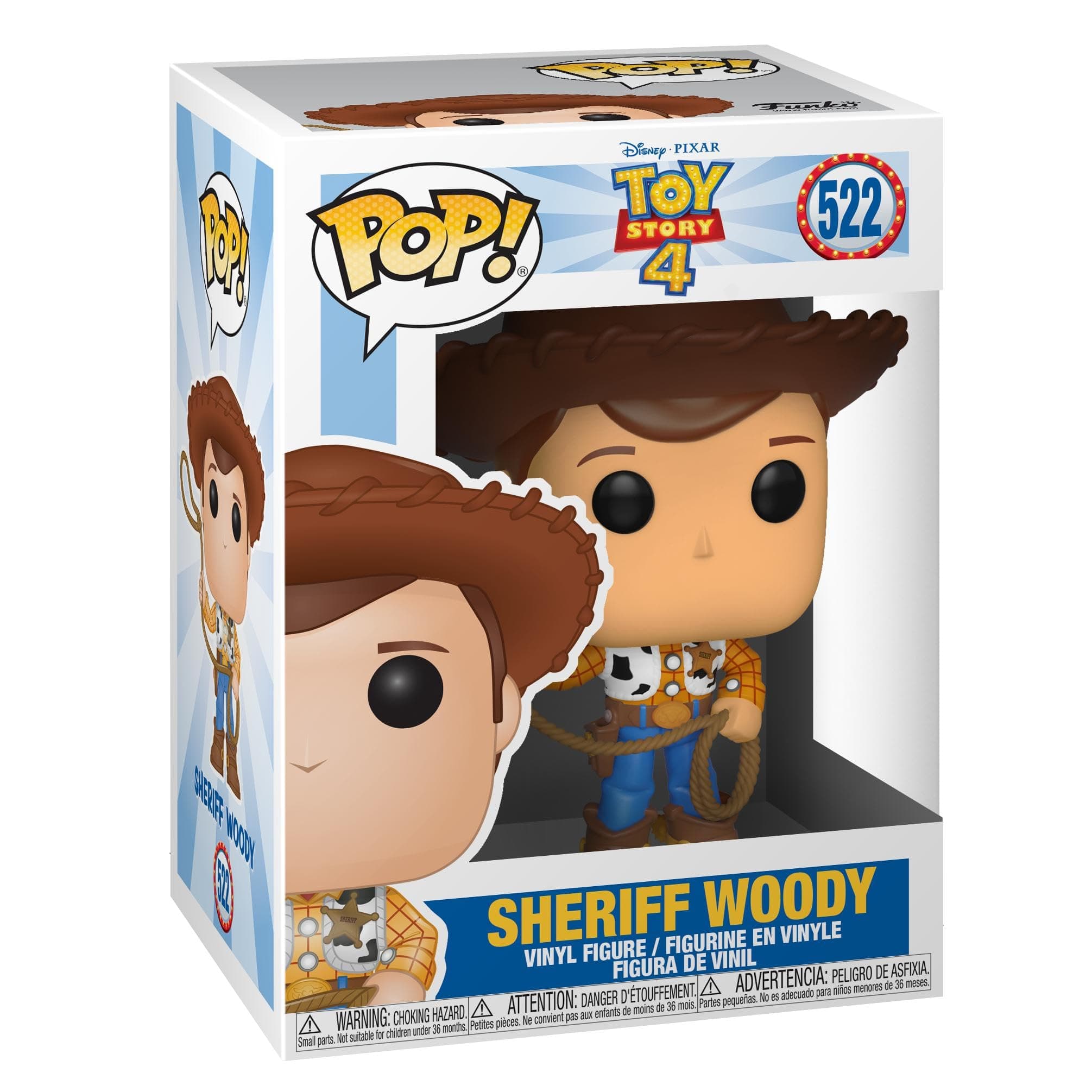 Funko Pop! Vinyl: Disney Pixar: Toy Story 4: Woody - Collectable Vinyl Figure - Gift Idea - Official Merchandise - Toys for Kids & Adults - Movies Fans - Model Figure for Collectors and Display