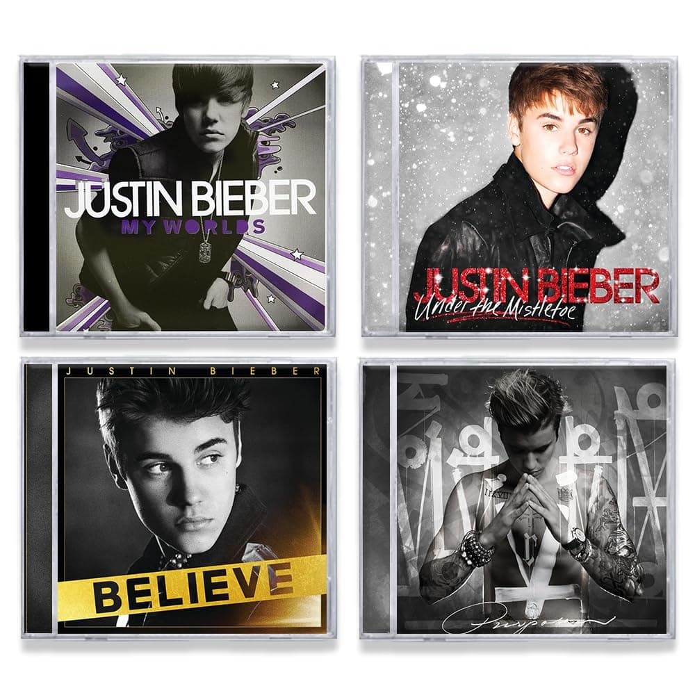 Justin Bieber: First Five Albums My Worlds :The Collection / Under The Mistletoe / Believe / Purpose