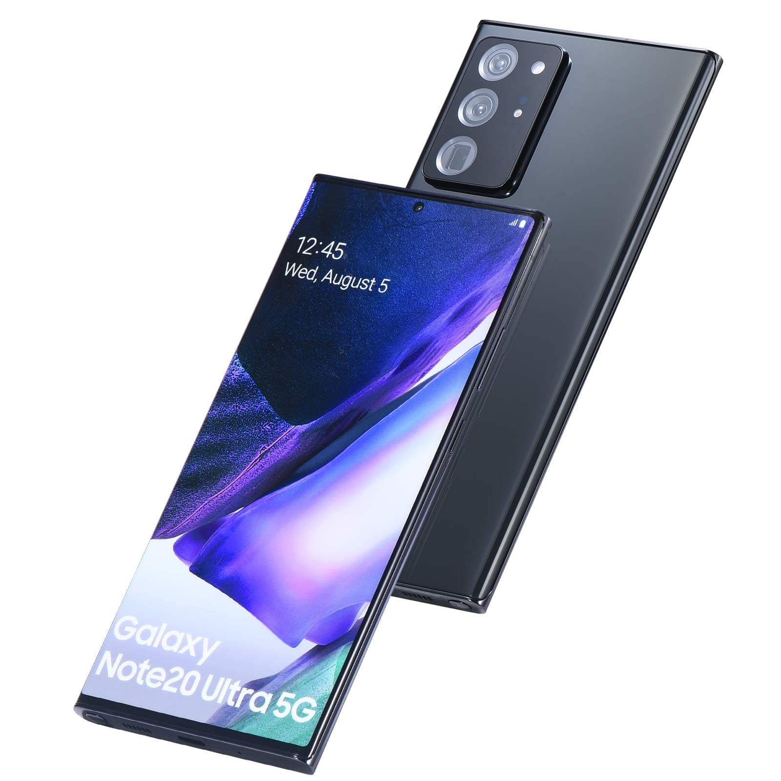 Dummy Phone for Samsung Note 20 S20 Ultra Fake Phone Dummy Toy Model Replica Non-Working Color Page Screen (N20U Black)