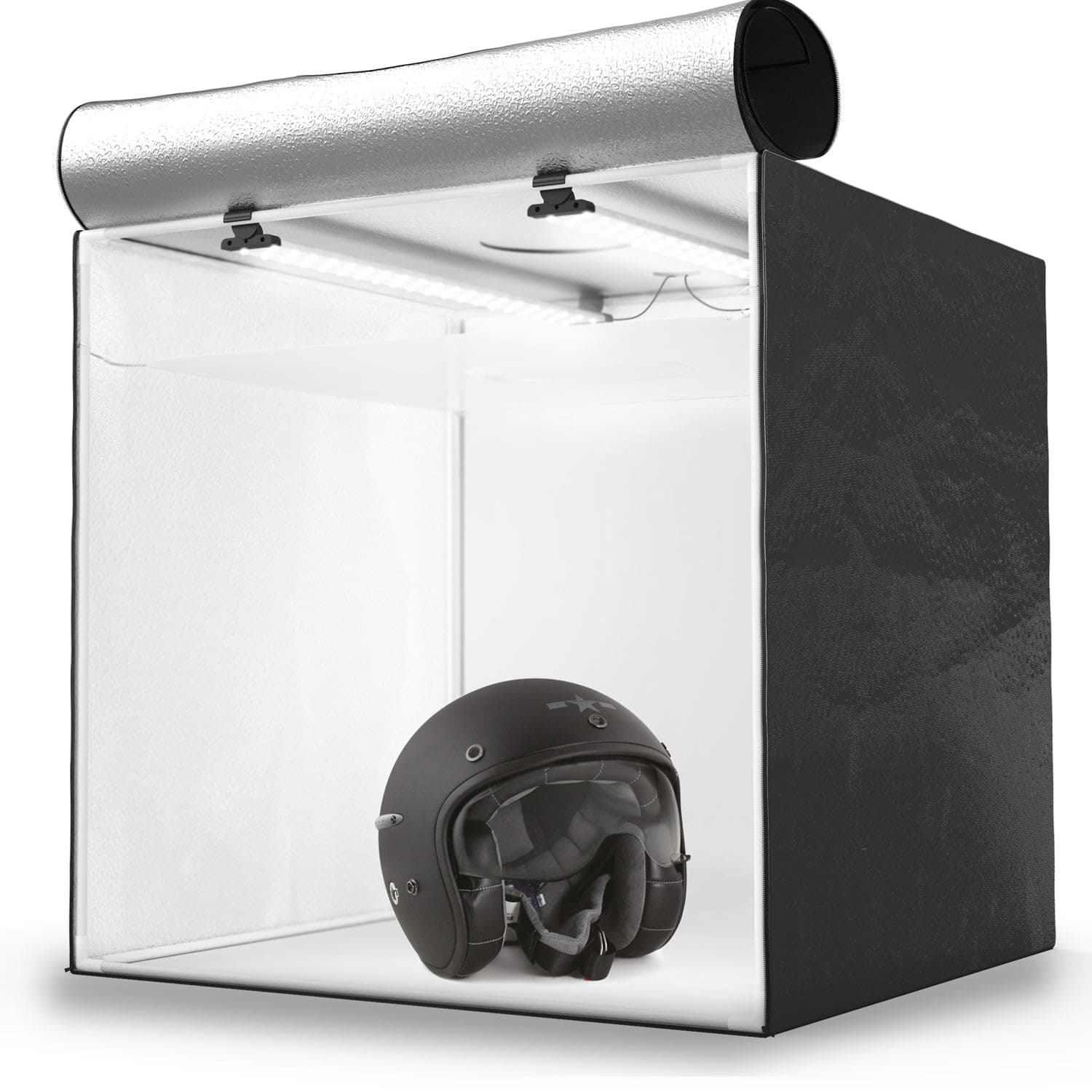 HAVOX - Photo Studio HPB-80D - Dimension 32"x32"x32" - Super Bright Dimmable LED Lighting 5500k - 13,000 lumens - CRI 93 - Make Your Commercial Photos e-Commerce