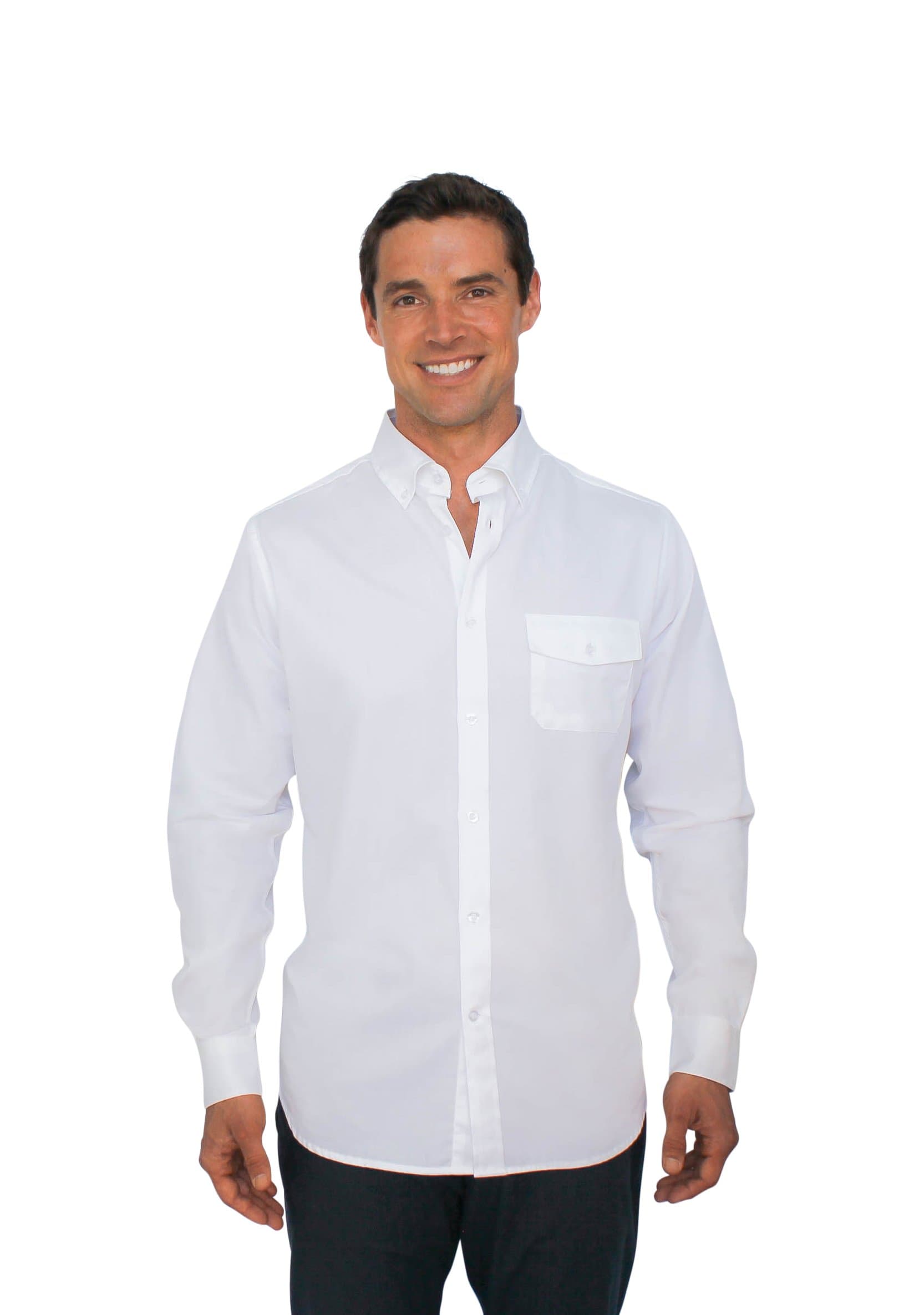 Best Shirt Ever - Stainproof, Waterproof, Sweat-Wicking Men's Button Down Long Sleeve