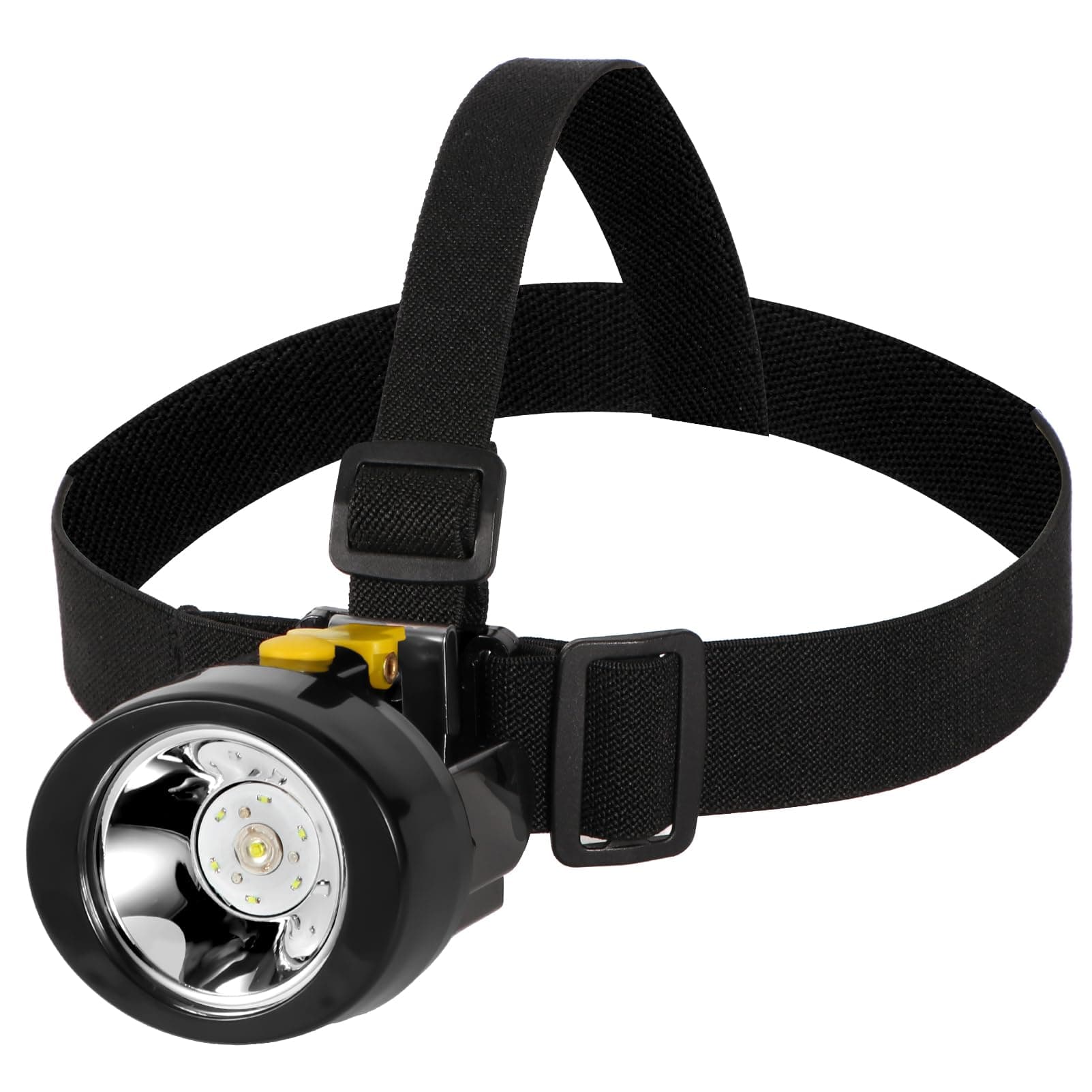 Rechargeable LED Mining Headlamp, Waterproof & Explosion-Proof Miner Light, High Brightness Headlight Flashlight for Camping, Night Running, Fishing, Hunting & Outdoor Work