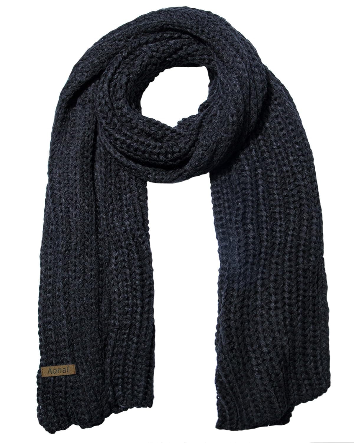 Womens Winter Scarf Cold Weather Thick Warm Cable Knit Wraps Chunky Large Soft Long Scarves