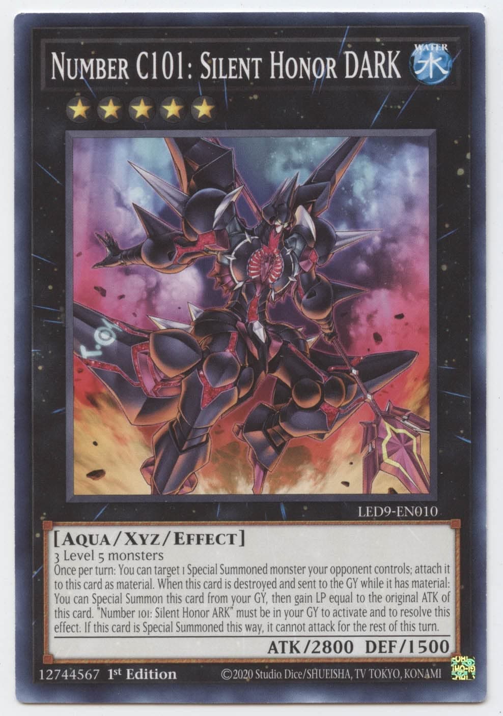 Number C101: Silent Honor Dark - LED9-EN010 - Common - 1st Edition