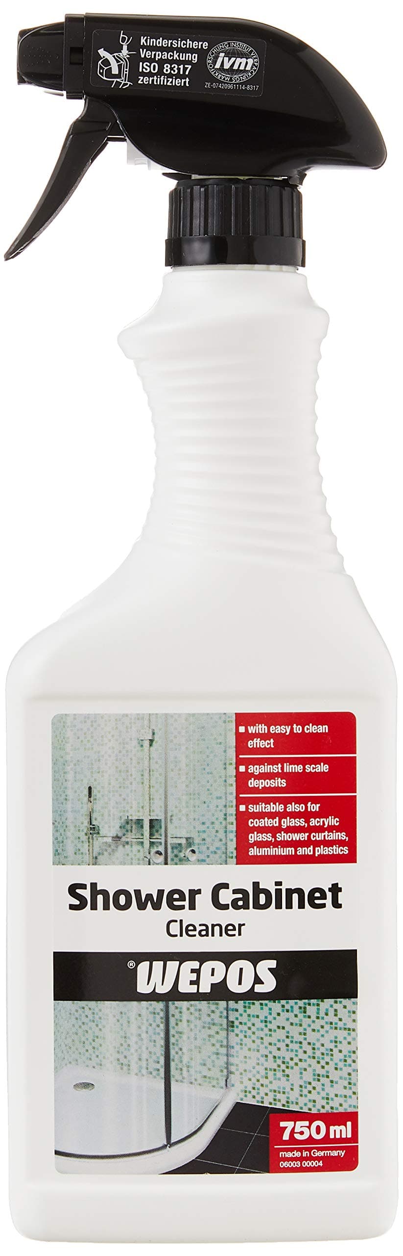 Wepos00005 Shower Cubicle Cleaner 750 ml