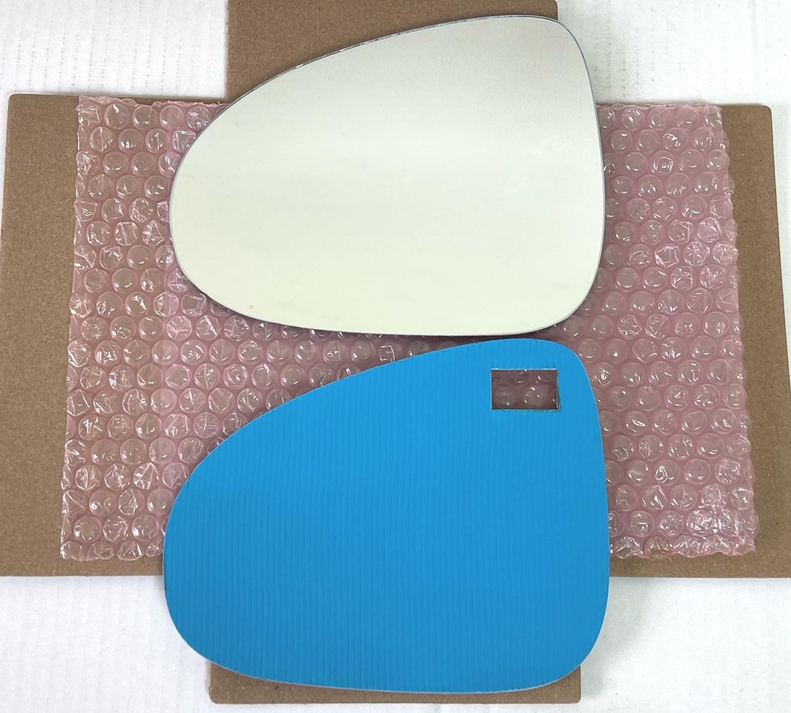 New Replacement Flat Mirror Glass with Full Size Adhesive For 2011-2017 VW Volkswagen Touareg Driver Side View Left LH