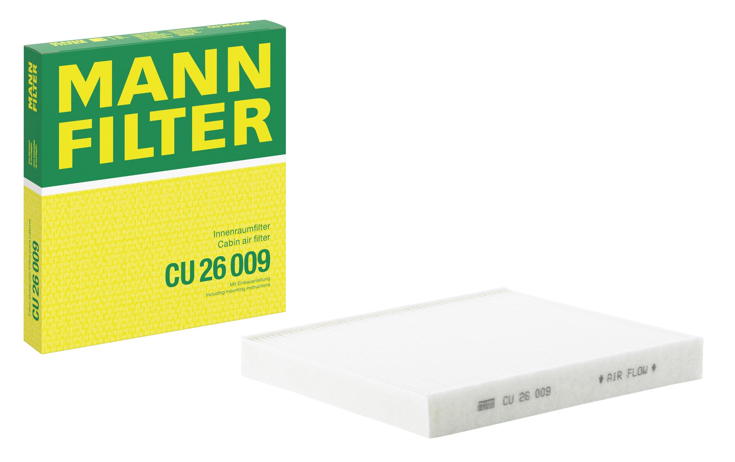 Mann Filter CU 26 009 Cabin Filter for Car