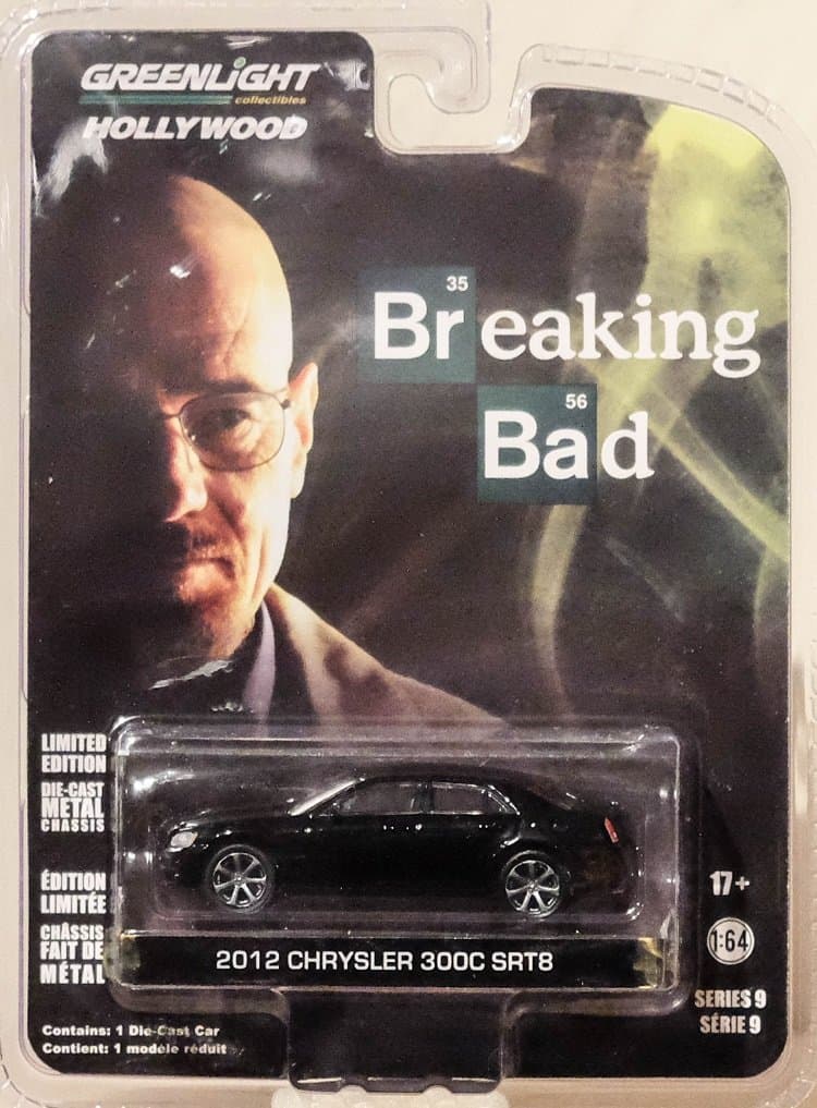 2012 CHRYSLER 300C SRT-8 from the hit television show BREAKING BAD GL Hollywood Series 9 2015 Greenlight Collectibles Limited Edition 1:64 Scale Die Cast Vehicle