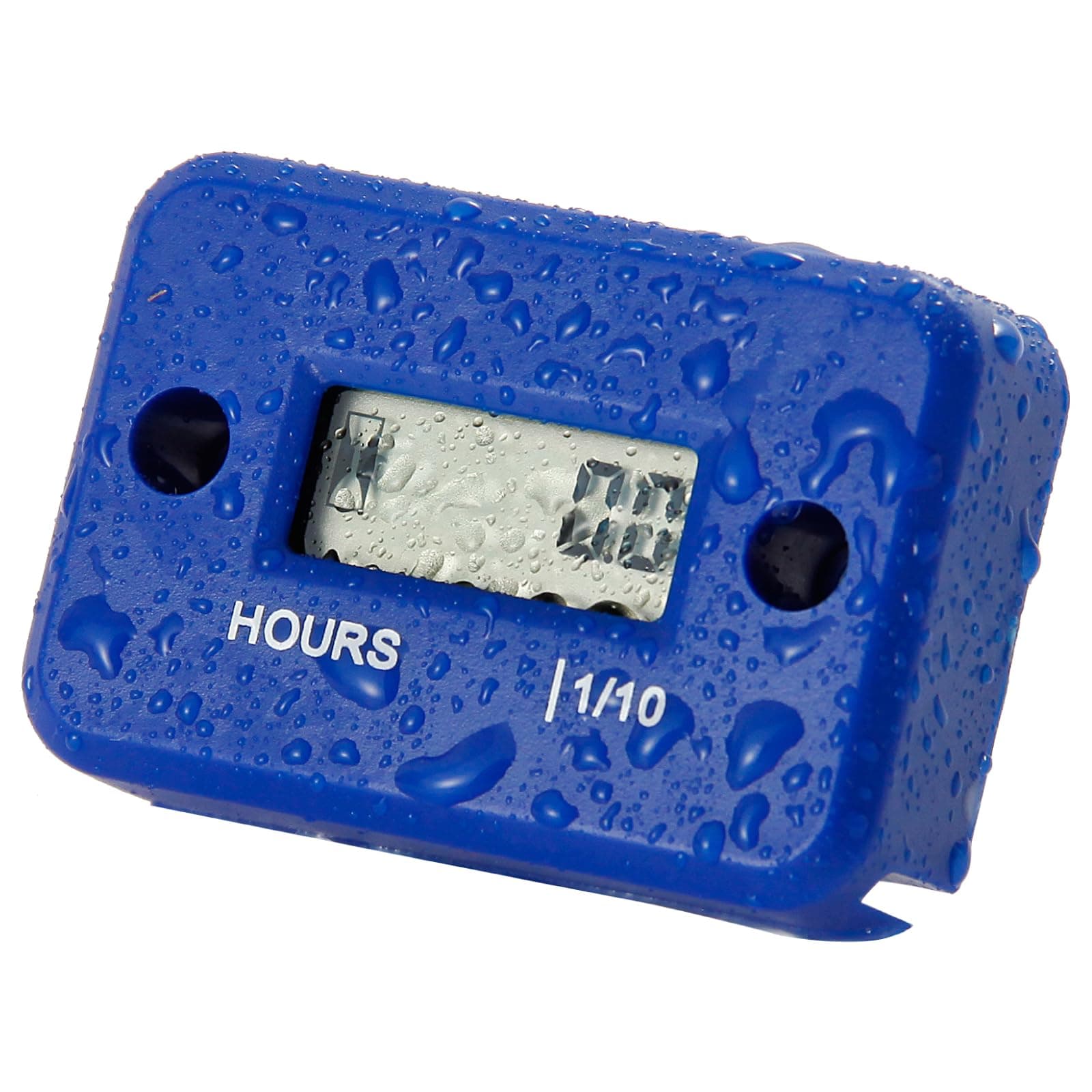 NR-HM006, Waterproof Gaso Engine Inductive Hour Meter For Motorcycle, Snowmobil,Motocross (BLUE)
