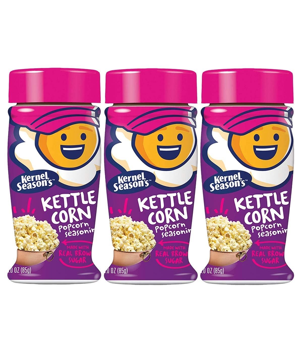 Popcorn Seasoning, Kettle Corn 2.85 Ounce - Pack of 3