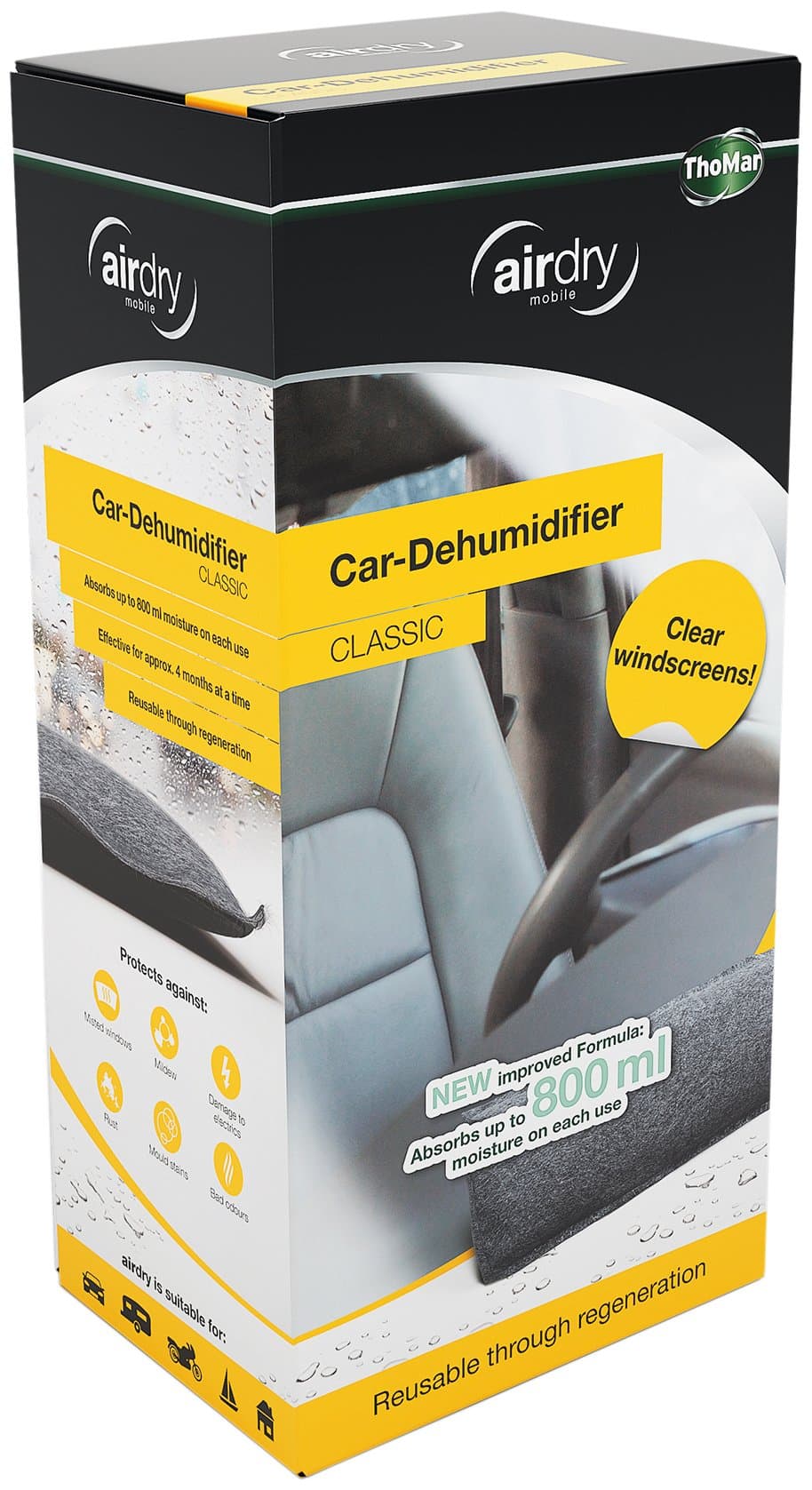 Thomar airdry Car-Dehumidifier Classic, 1 kg, English