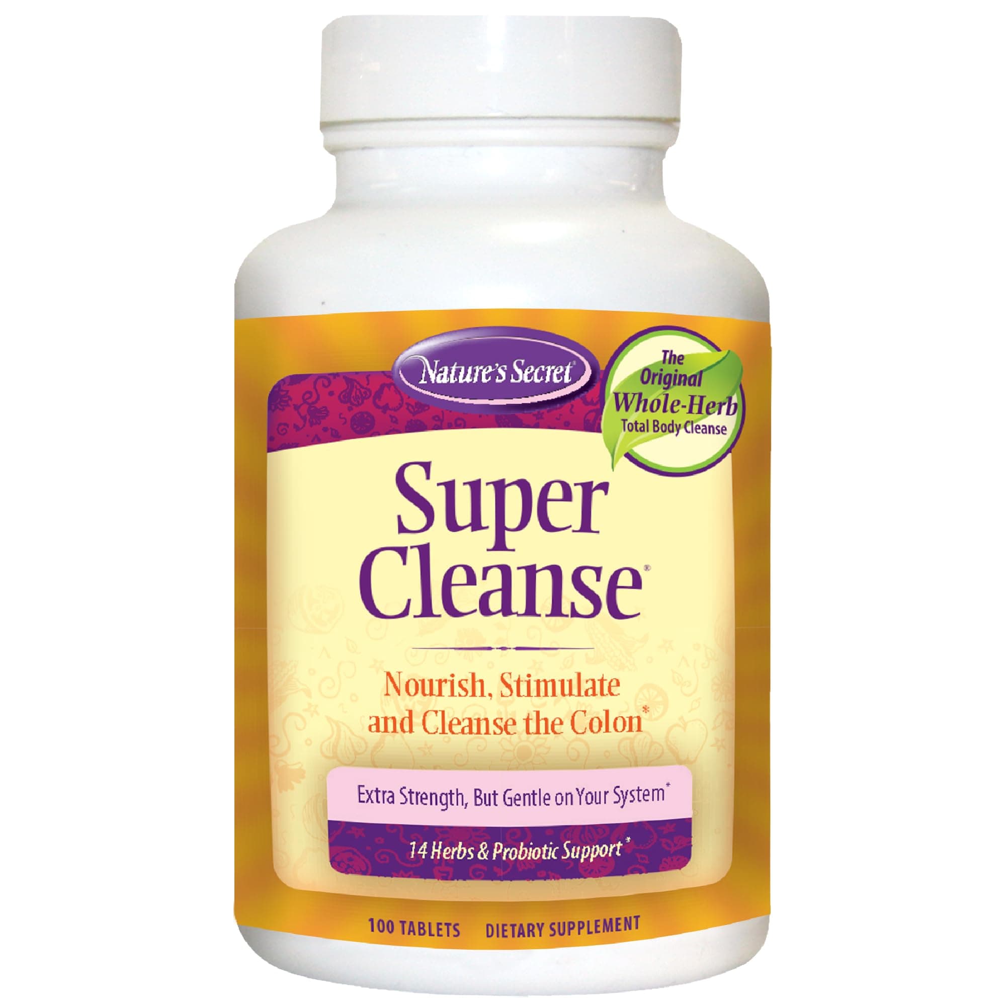 Nature's Secret Super Cleanse -100 Tablets