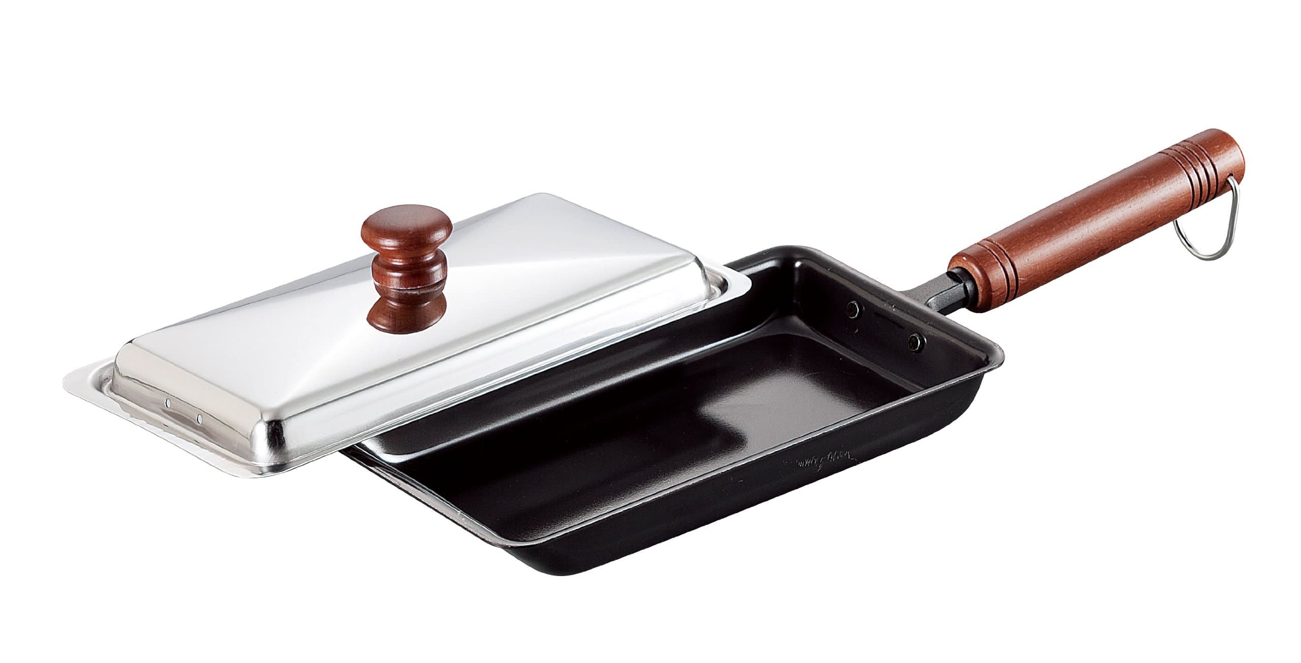 Comolife Iron Frying Pan Gyoza Dumpling & Fry Food, Made in Japan, Size : 16.14 x 5.10 x 3.08 Inch