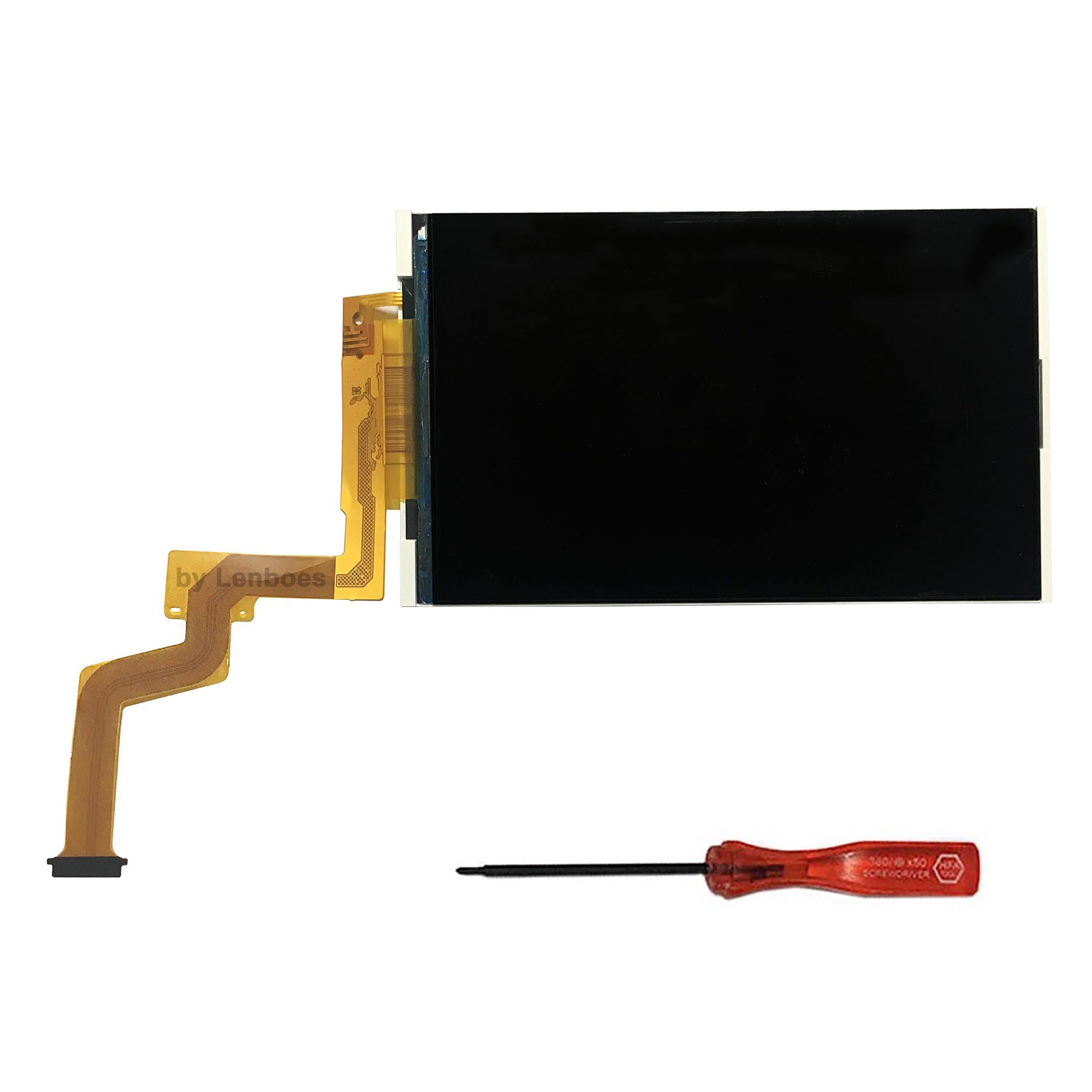 Original Top Upper LCD Screen Display Replacement for Nintendo New 2DS XL LL with Opening Tool