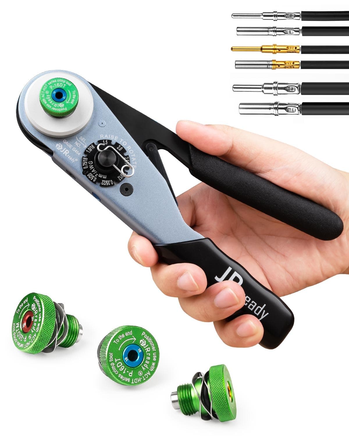 JRready Deutsch Crimp Tool ST2169 Deutsch Crimping Tool for DT,DTM,DTP and Am...