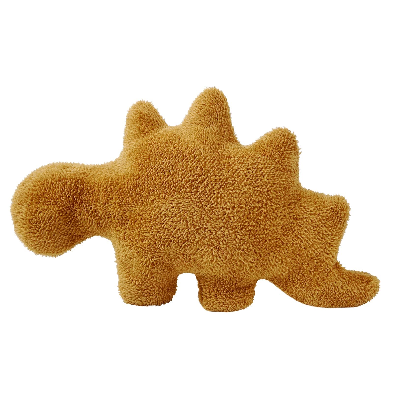 Dino Nugget Pillow, Stegosaurus-18 inch Funny Gifts Soft Dinosaur Chicken Nuggets Pillow for Birthday Gifts, Dinosaur Theme Party Decorations (Stegosaurus, Small)
