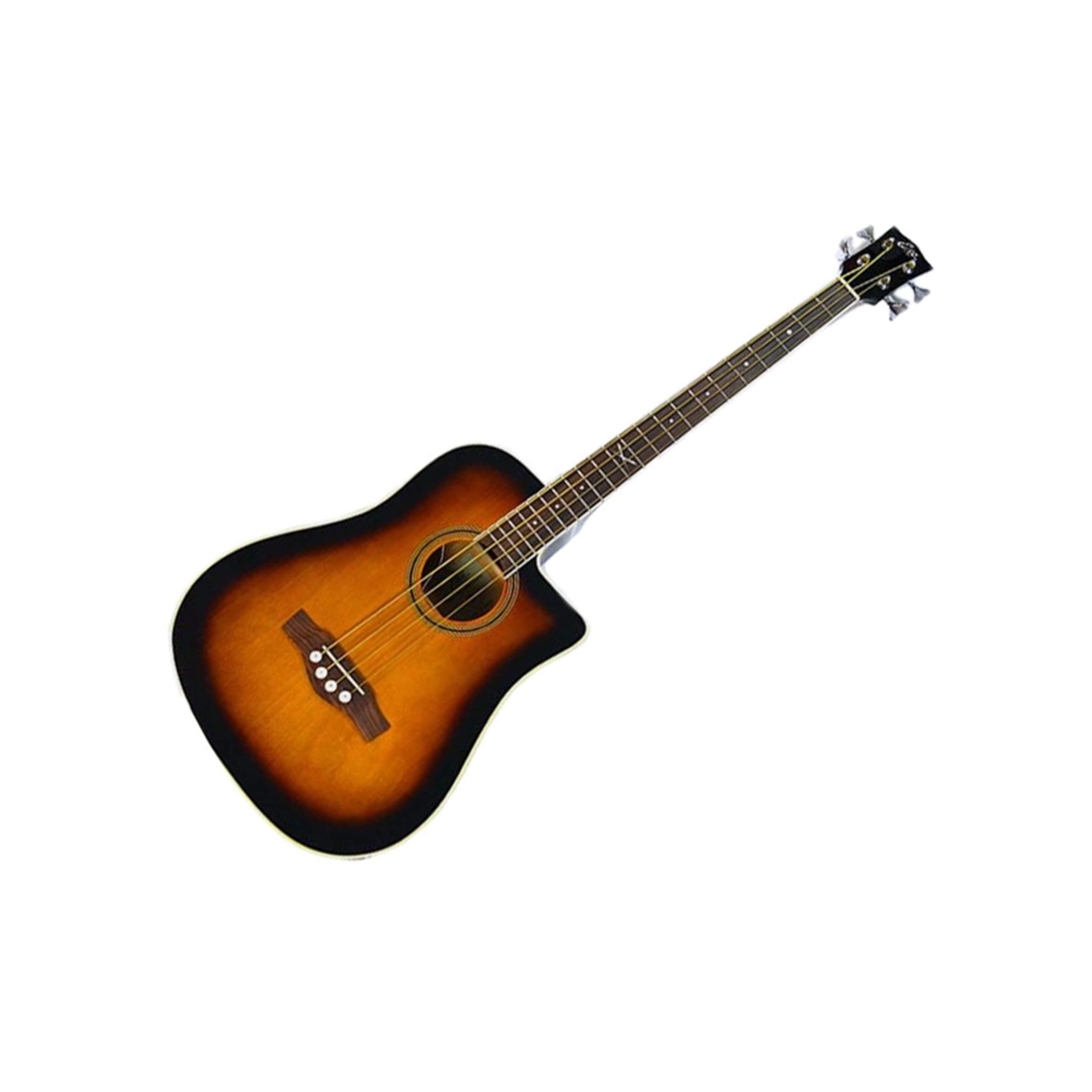 EKO Guitars 06217041 NXT Series Acoustic-Electric Bass, Brown Sunburst