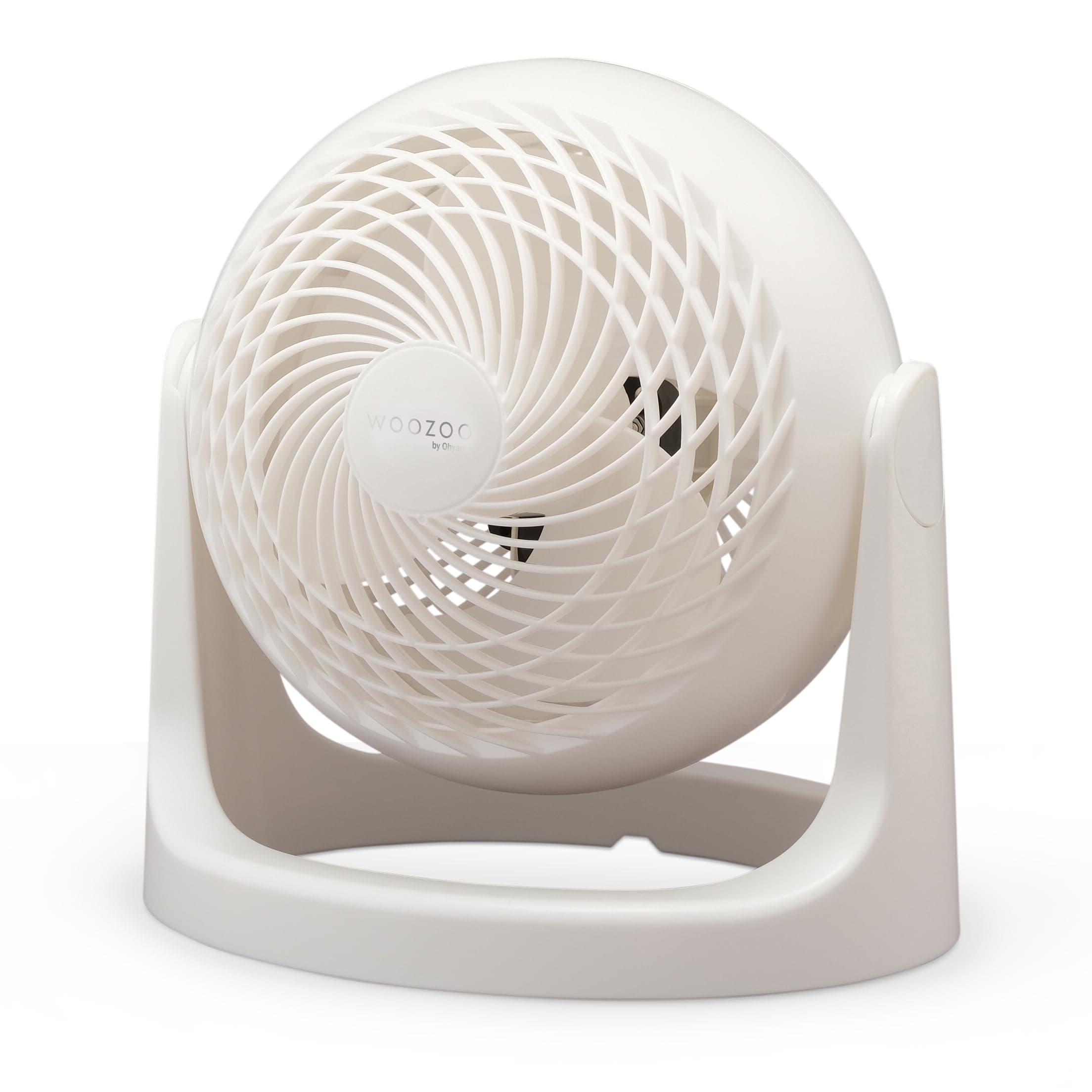 Iris Ohyama Woozoo Table Fan, 23㎡, Desk Fan, White, 3 Speeds, Silent, Quiet, Compact, Portable, For Bedroom, Living Room, Kitchen, Air Circulator, Small, Cooling, Powerful, PCF-HE18