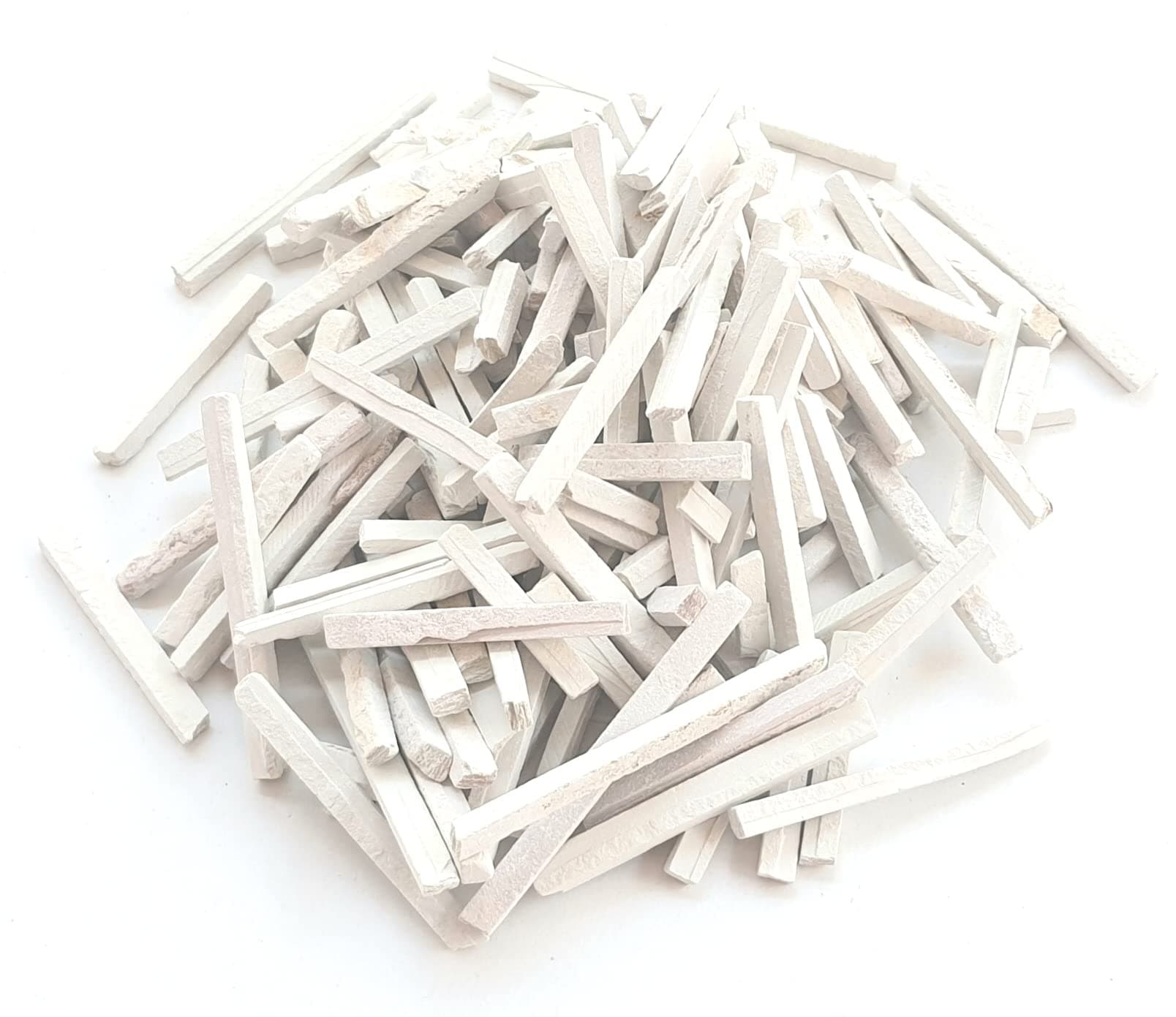 My brand Slate Pencils White Color Natural Chalk 4-6 mm Thin (250 grams)