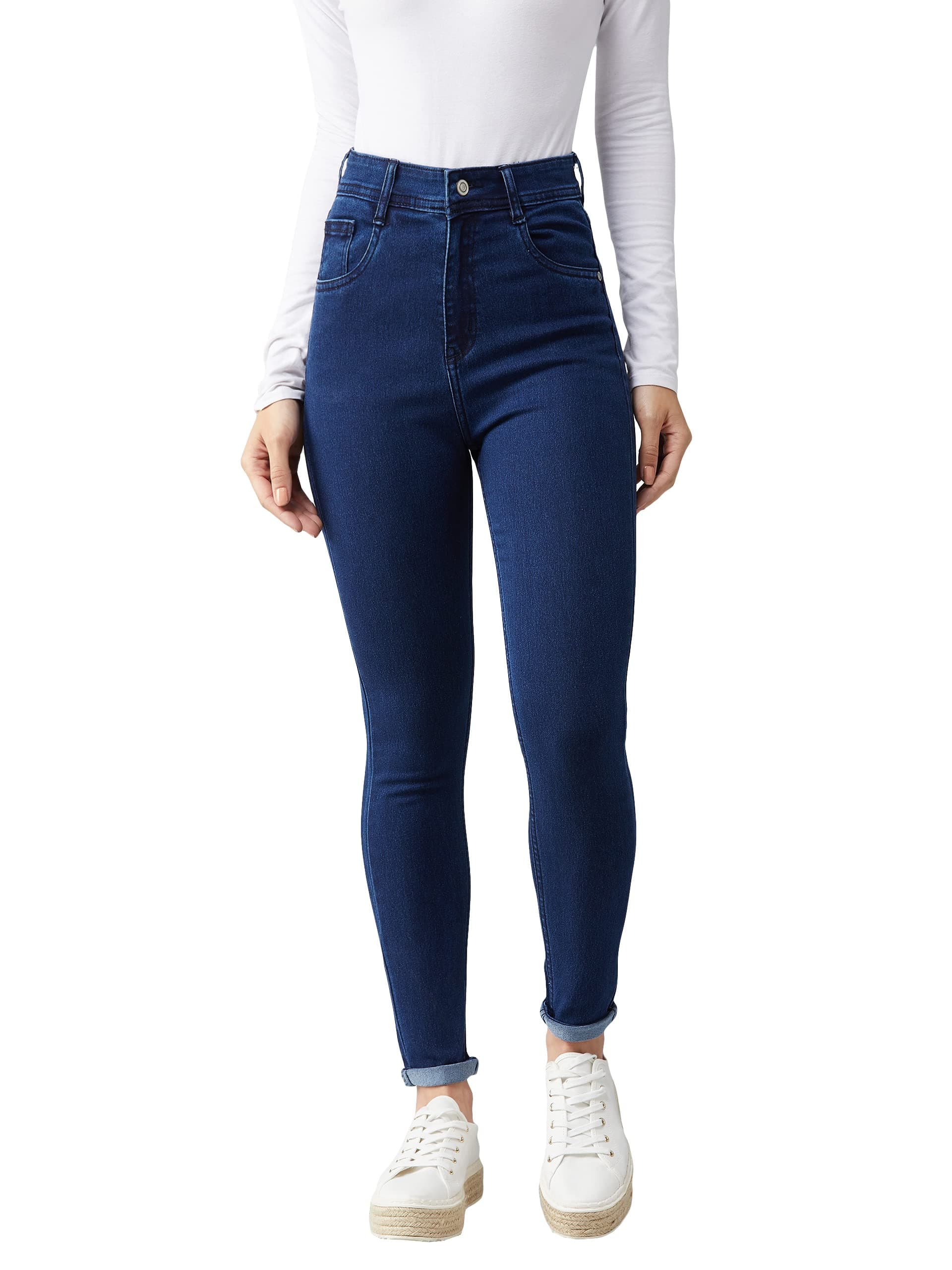 Miss ChaseWomen's Skinny Fit High Rise Jeans