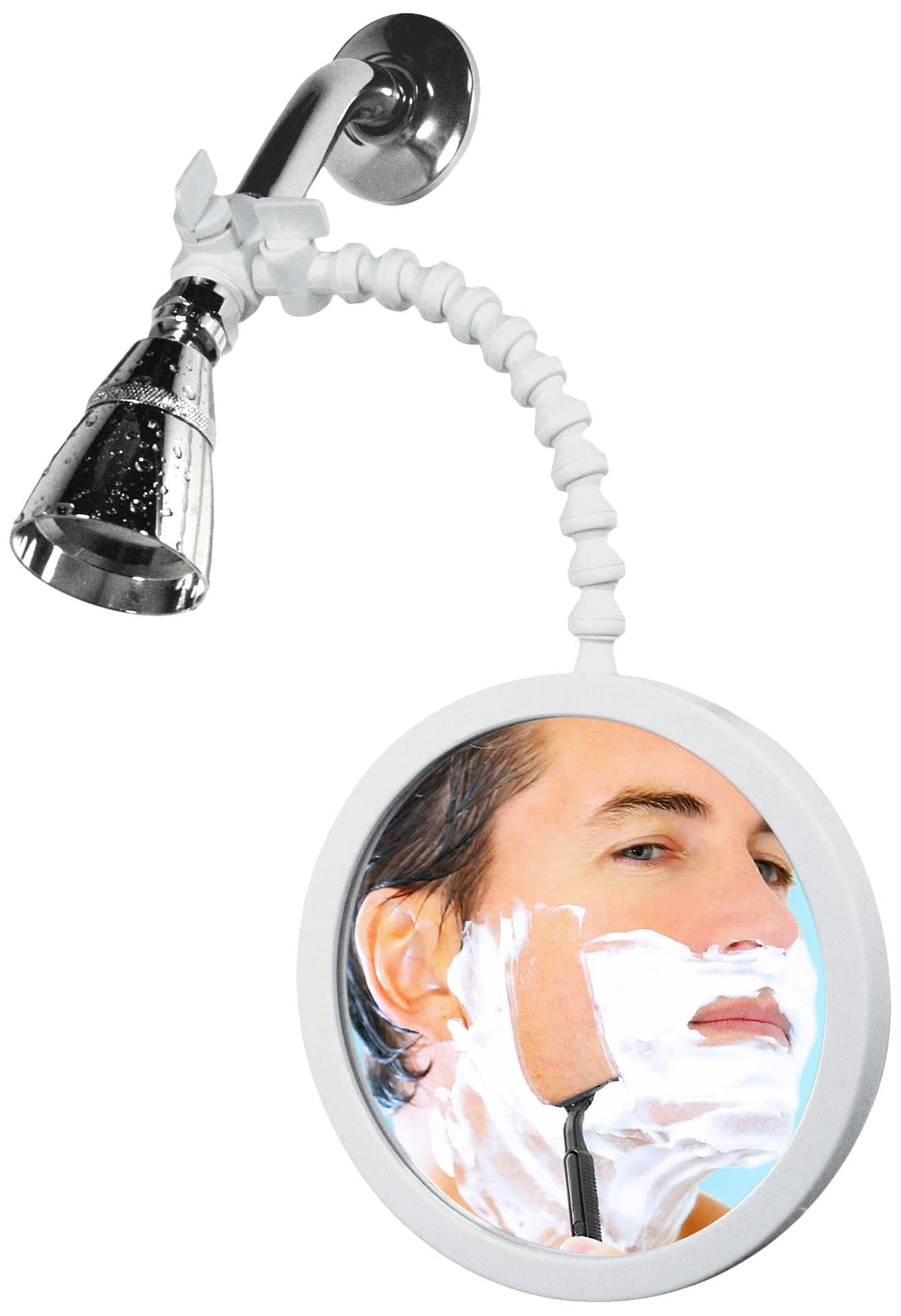 WV2 Fog Proof Shower Mirror for Best Shaving and Make-Up Removal