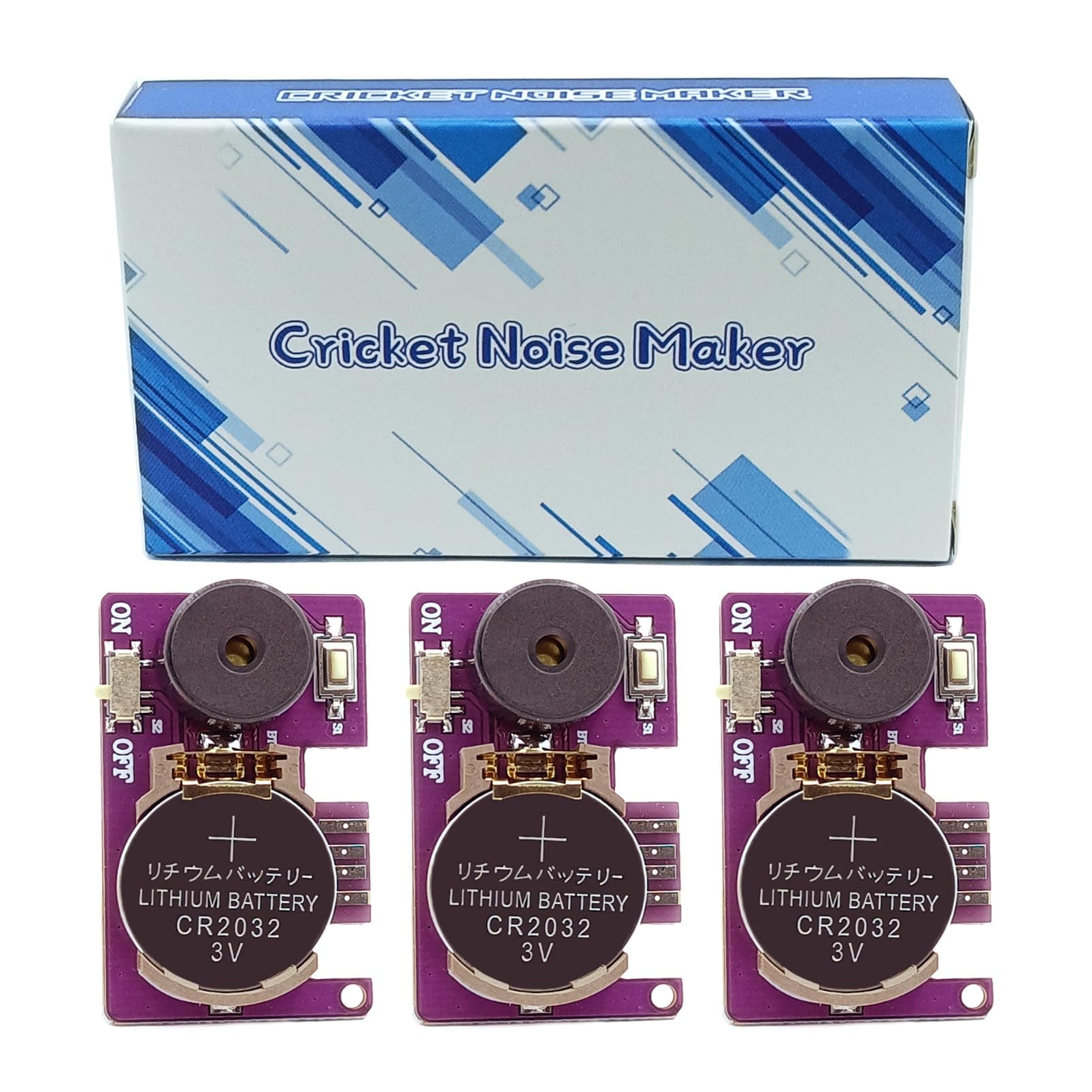 Cricket Noise Maker Prank (3 Pack), Beeping Several Months, Hidden Prank Noise Maker for Adults