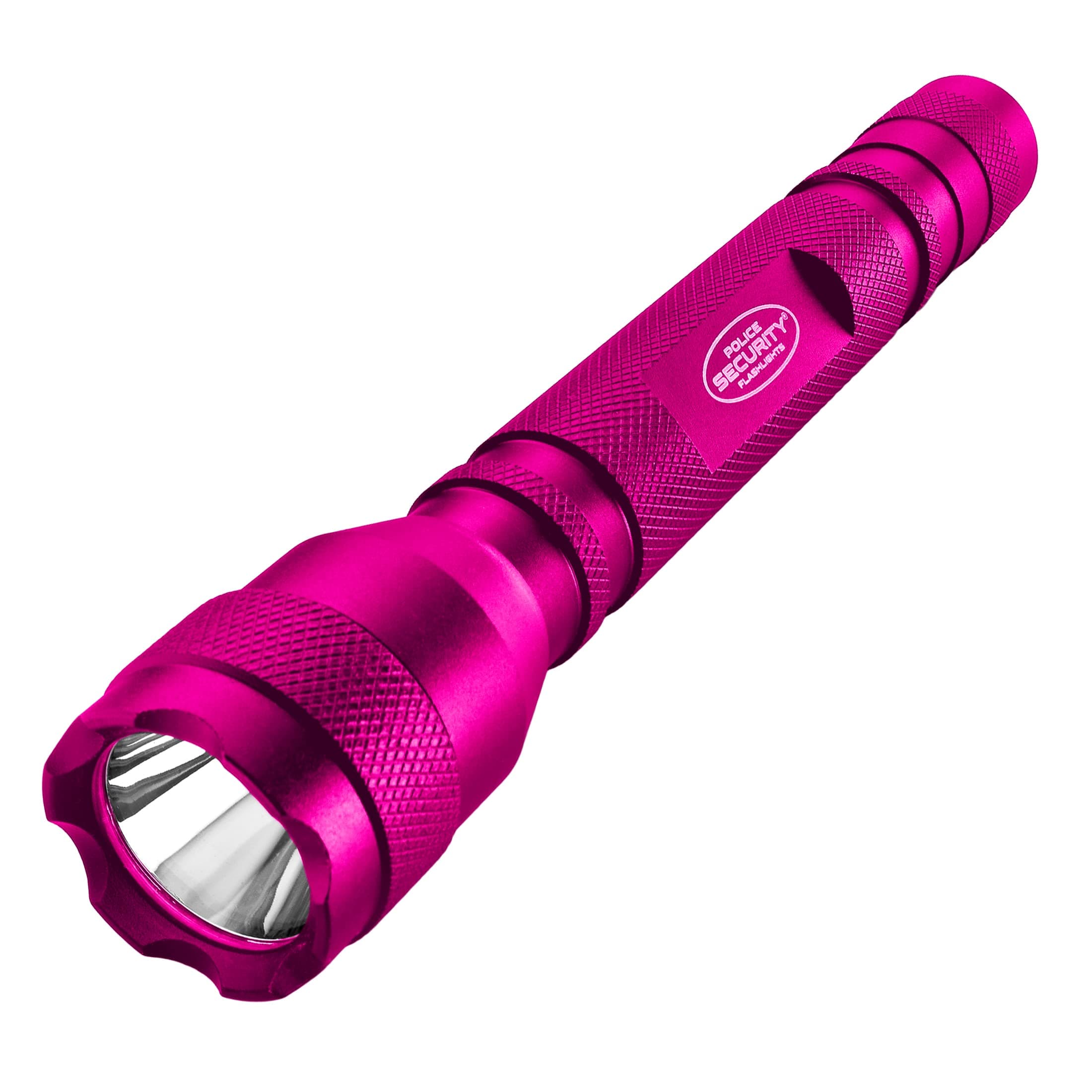 Maiden Ultra Bright LED Flashlight -180 Lumens -150 Meter Beam Distance -Small, Powerful, Compact & Water Resistant - EDC, Home Security & Camping Battery Powered Flashlight - Pink