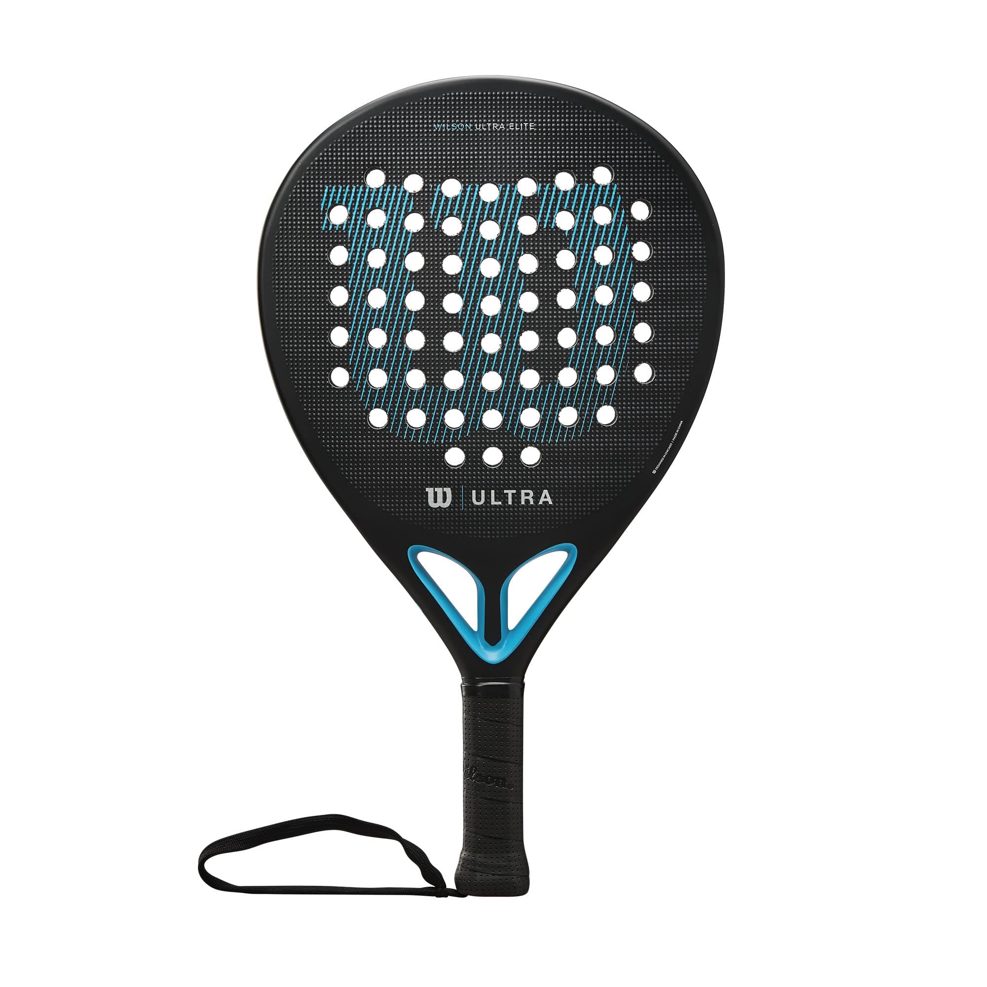 WilsonUltra Elite V2 Padel Racket, Fibreglass/EVA, 361 g, Black/Blue, WR066911U2