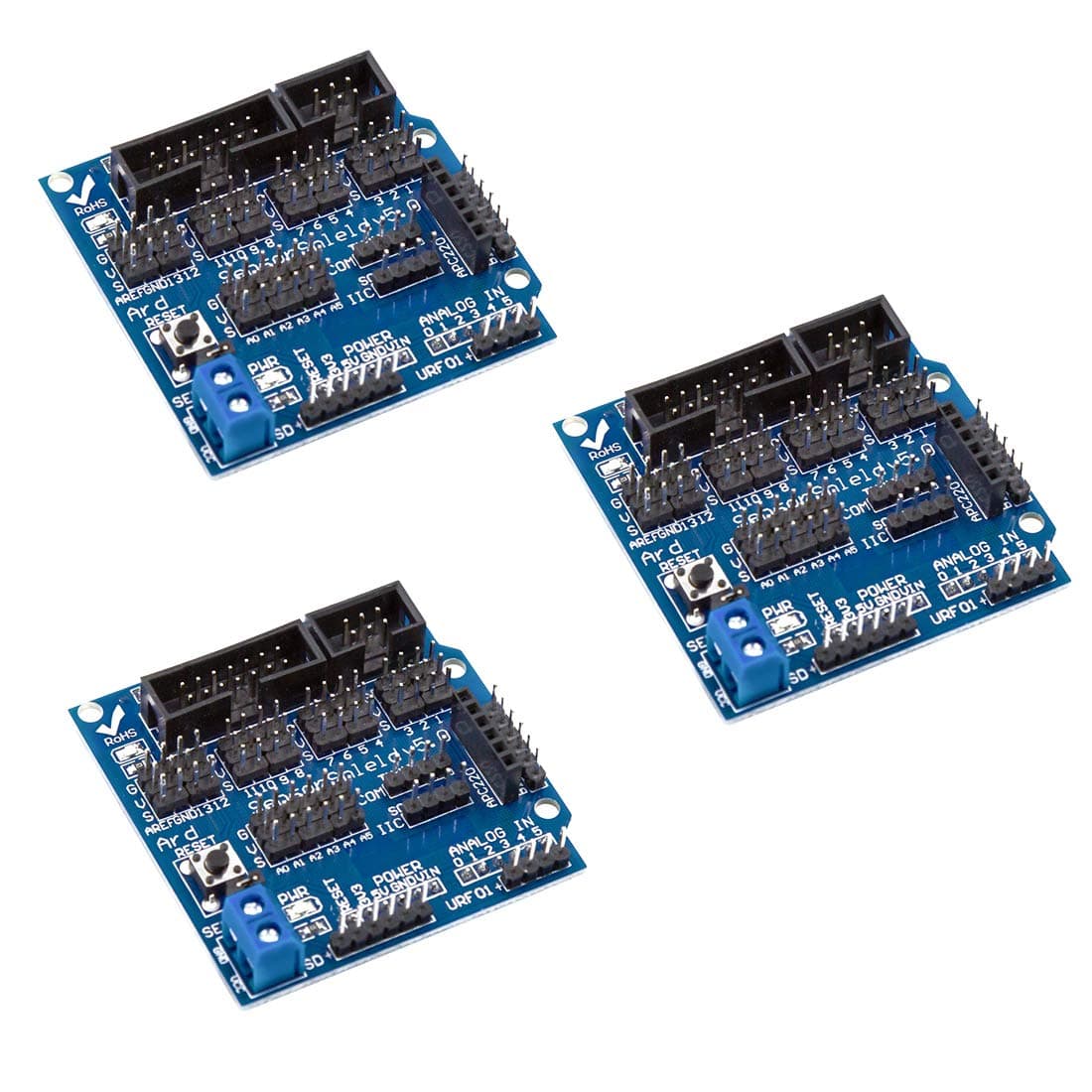 3pcs Arduino Sensor Shield V5.0 Sensor Expansion Board for Arduino UNO R3
