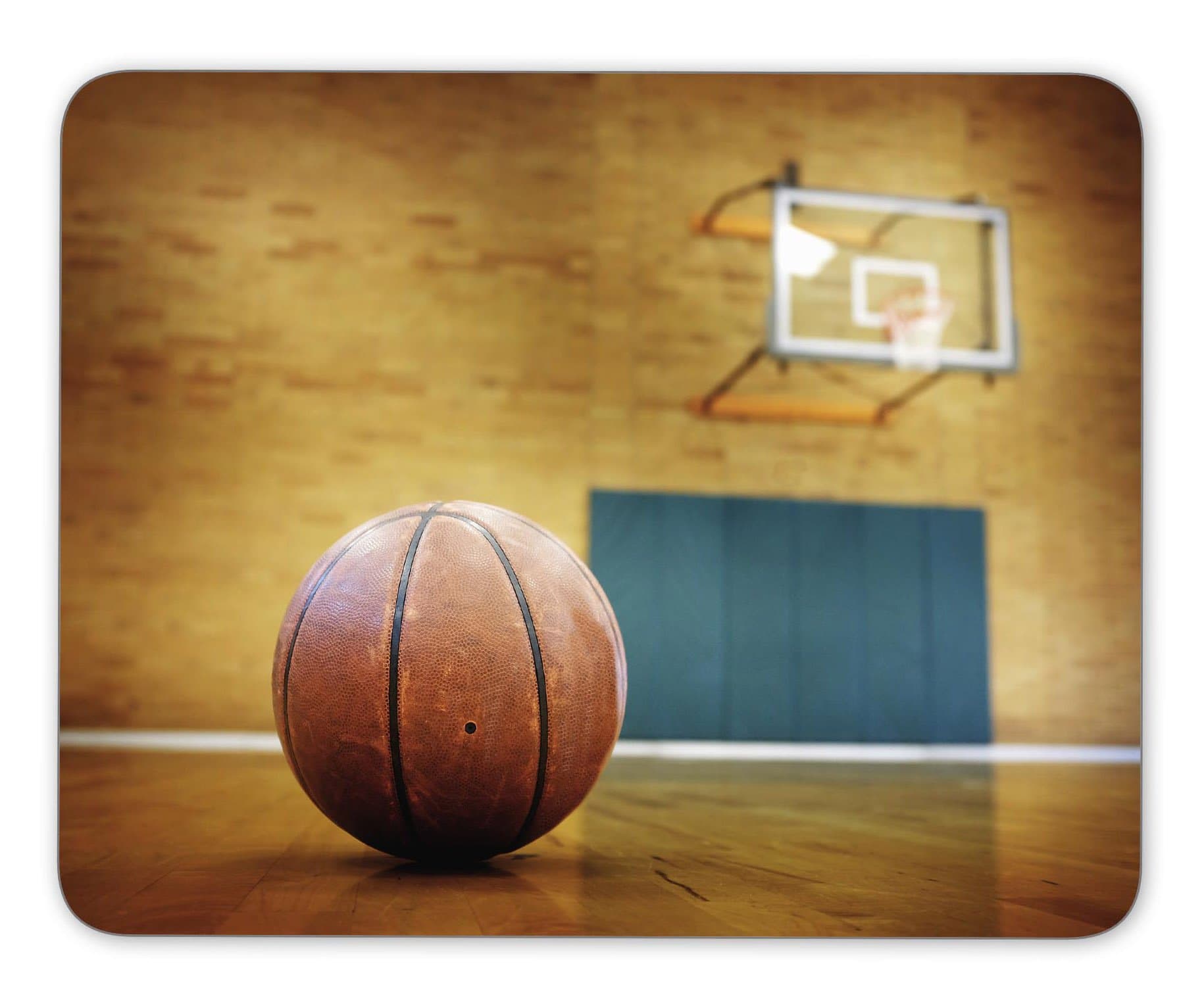 ABin Ball on Basketball Court for Competition and Sports Mouse pad Gaming Mouse pad mice pad Mouse pad The Office mat Mousepad Nonslip Rubber Backing