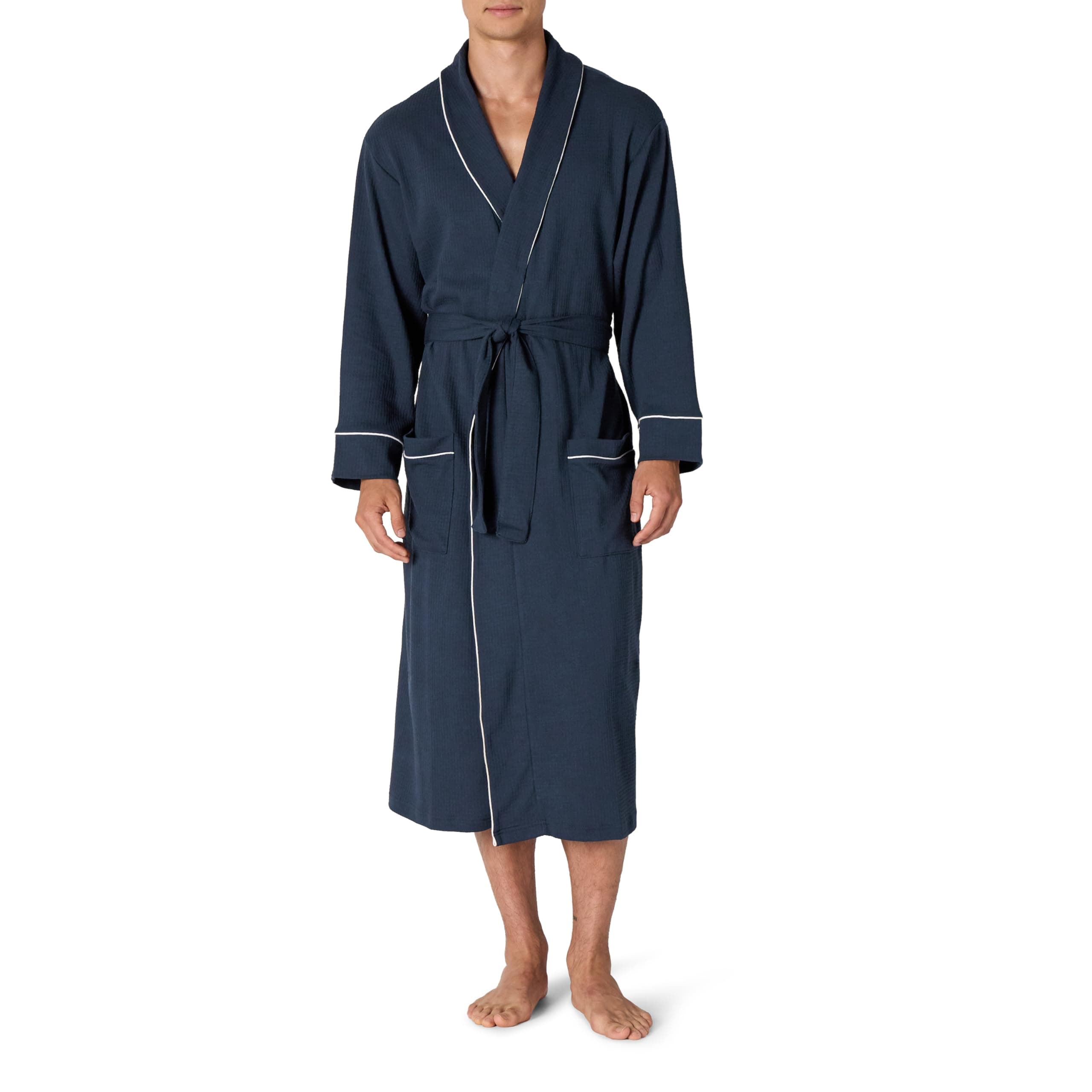 Men's Lightweight Waffle Bathrobe (Available in Big & Tall)