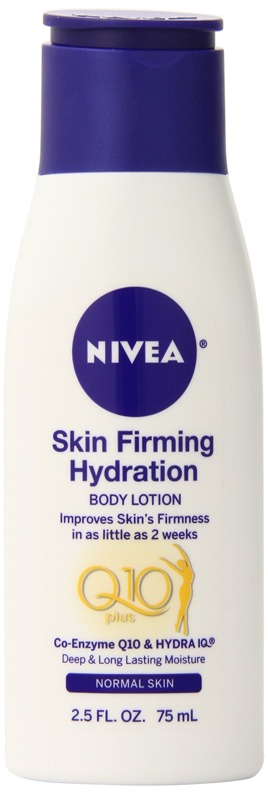 NIVEA Skin Firming Hydration Body Lotion, 2.5 Ounce (Pack of 6)