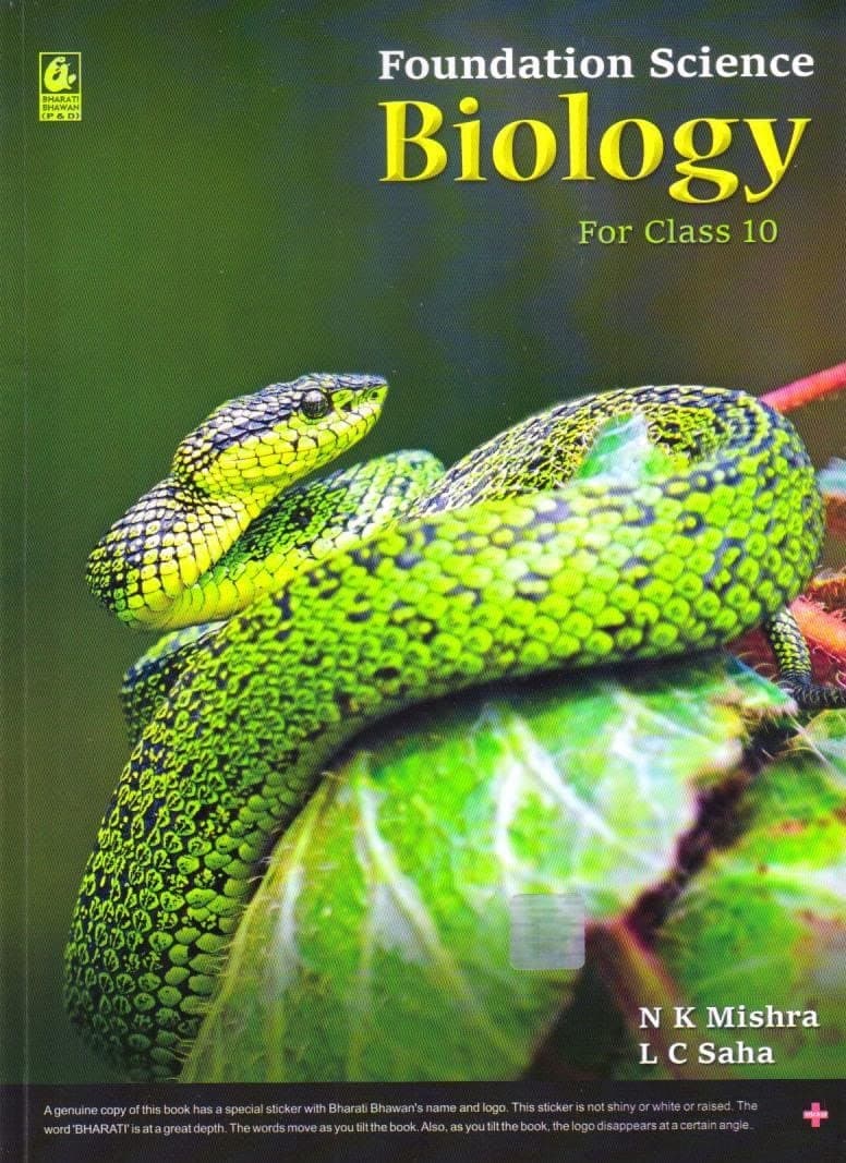 Foundation Science: Biology for Class 10 - by Leela Chand Mishra, Nirmal Kumar Shaha (2024-25 Examination) Paperback – 1 January 2019
