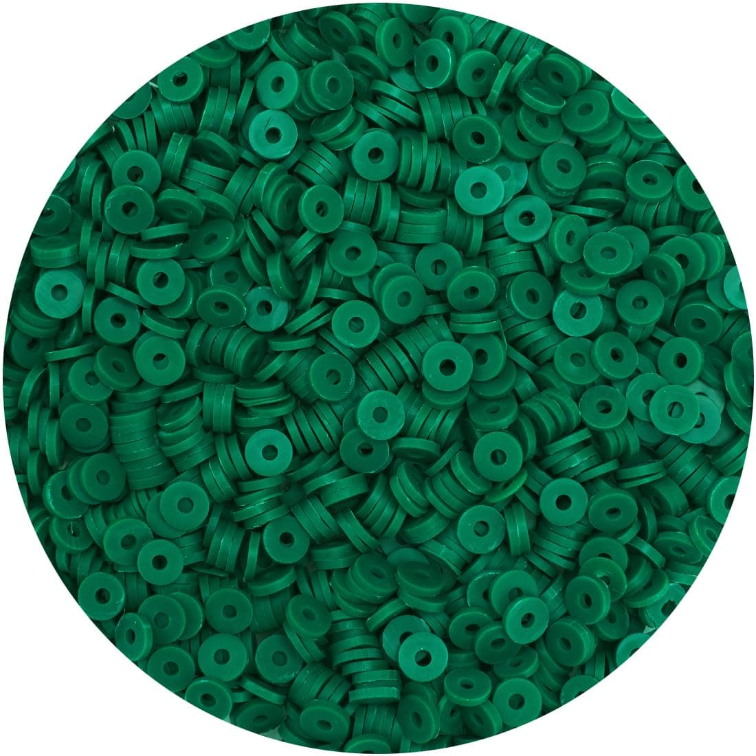 IOOLEEM 2000+pcs Christmas Green Clay Beads, Polymer Clay Beads for Bracelets Making, Clay Beads for Jewelry Making, Clay Beads for Crafts, Bracelet Beads.