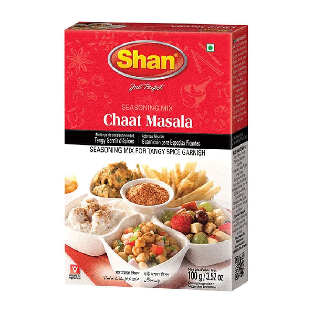 Chaat Masala Seasoning Mix (100g) - Spice Packets for Tangy and Spicy Garnish