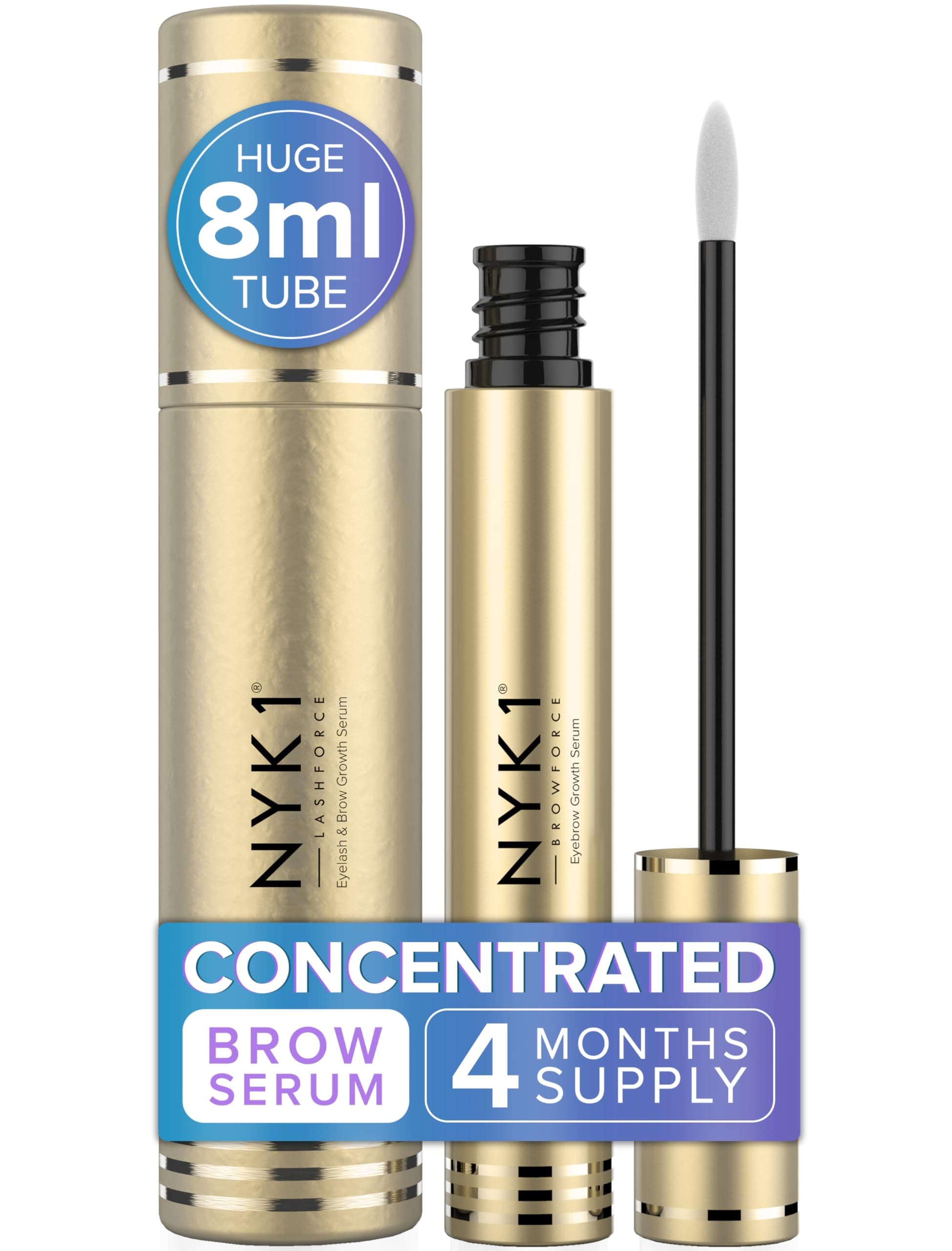 NYK1 INCREDIBLE BrowForce Eyebrow Growth Serum For Thicker Brows (8ml) - Fuller Brows