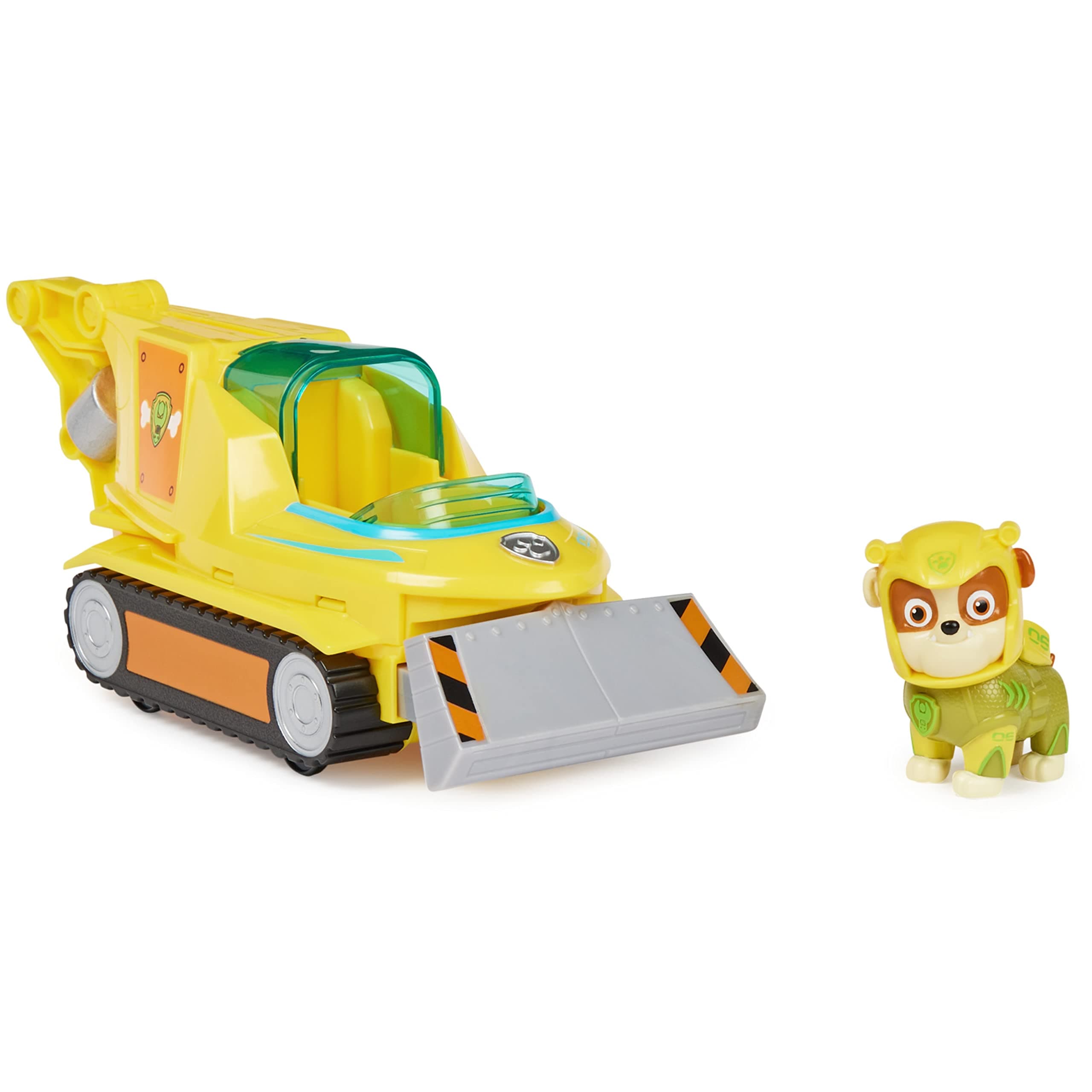 Paw Patrol Aqua Pups Rubble Transforming Hammerhead Shark Vehicle with Collectible Action Figure, Kids Toys for Ages 3 and up