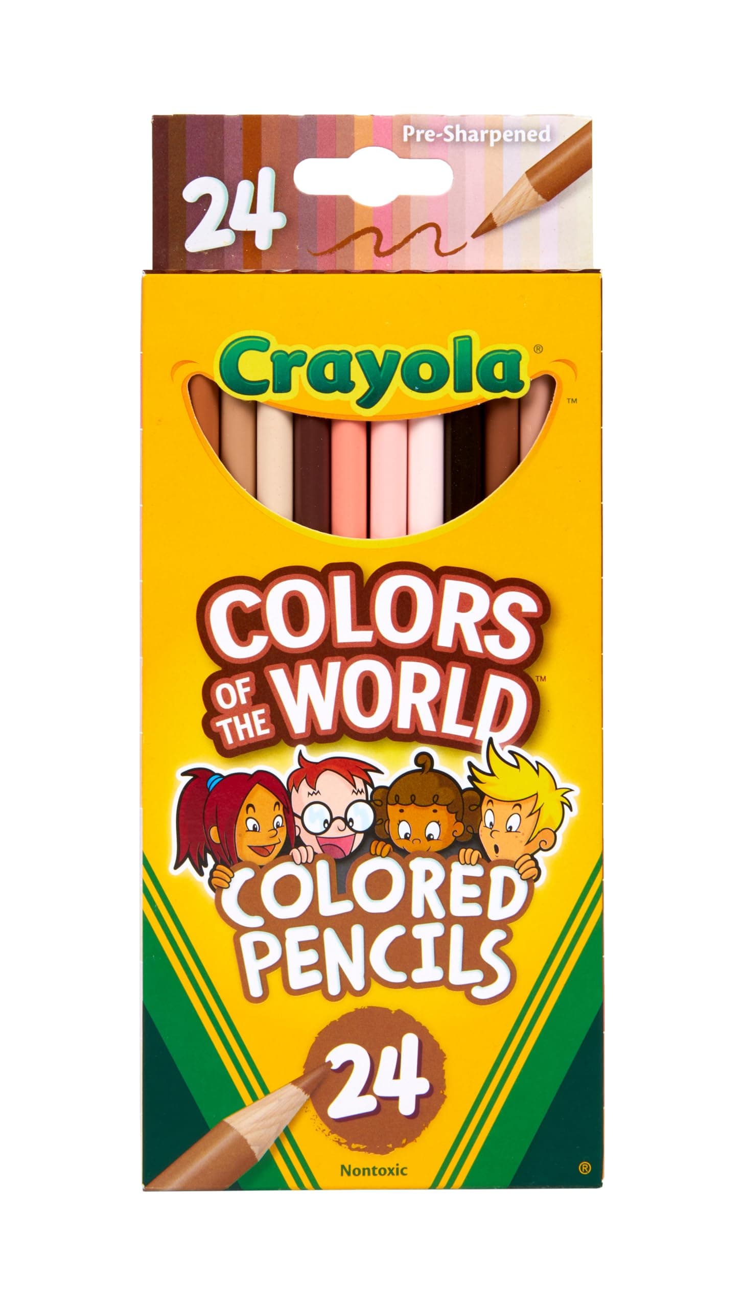 Colors of the World Pencils Pack of 24