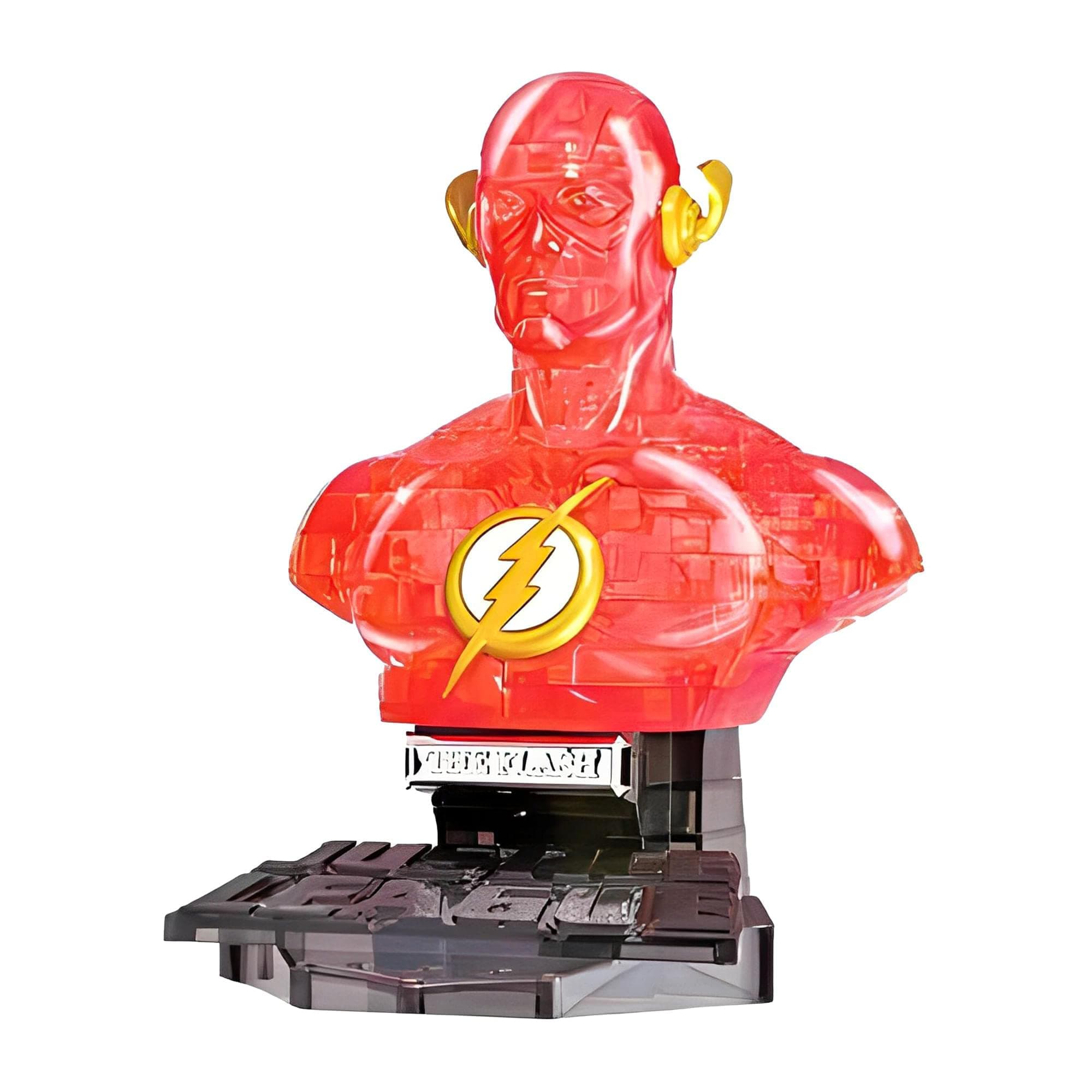 THE FLASH Eaglemoss Limited DC 72 Piece 3D Jigsaw Puzzle | Crystal Color