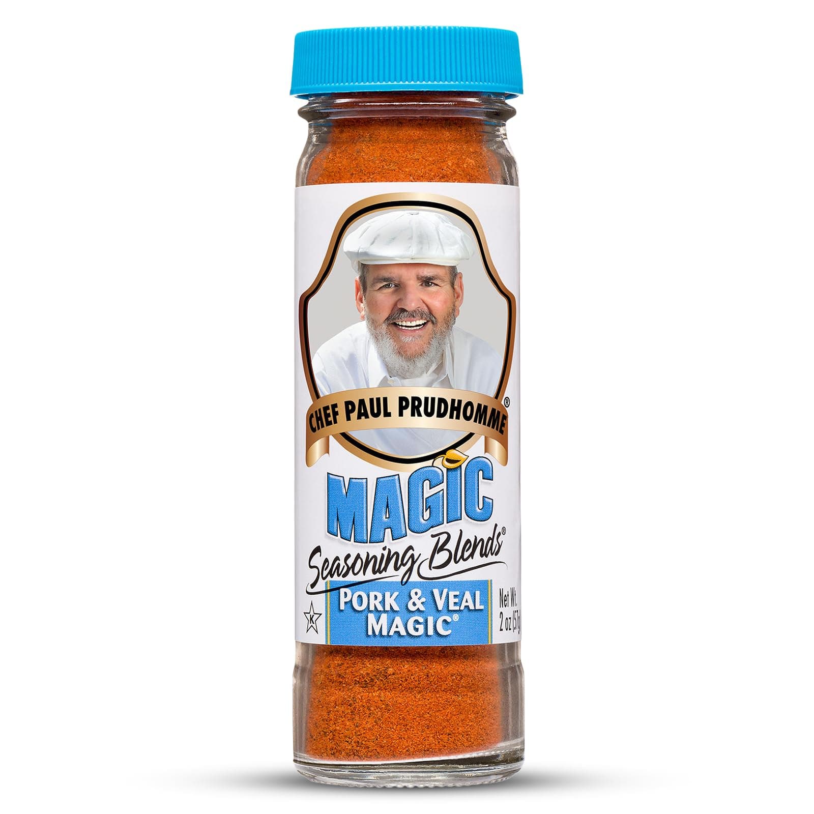 Chef Paul Magic Seasoning Blends Pork & Veal Magic | Bold & Smoky Seasoning | Perfect for BBQ, Grilling, and Roasting | All Purpose Seasoning Blend for Pork, Veal & Lamb | 2 oz (Pack Of 1)