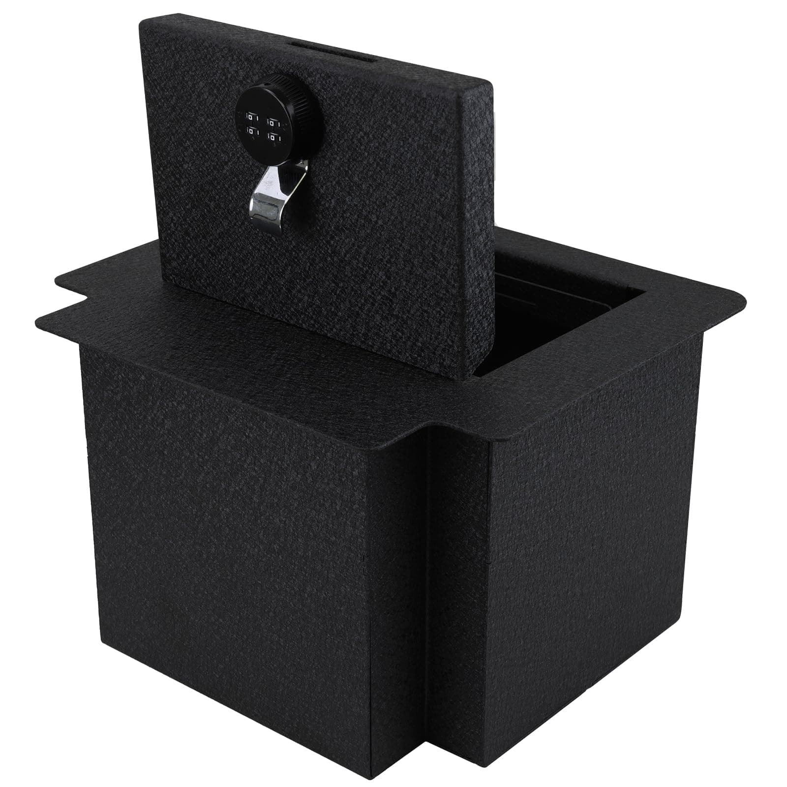 JIKE Center Console Gun Safe - Console Gun Vault Compatible with Chevrolet Suburban/Tahoe 2021-2025, for GMC Yukon 2021-2025, High Security Armrest Lock Box with 4-digit Lock