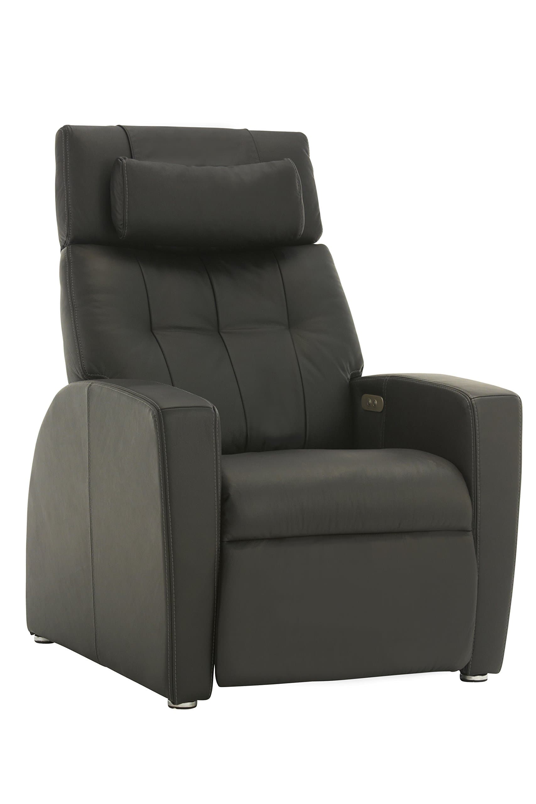 Luma Zero Gravity Powered Recliner (Black Leather)