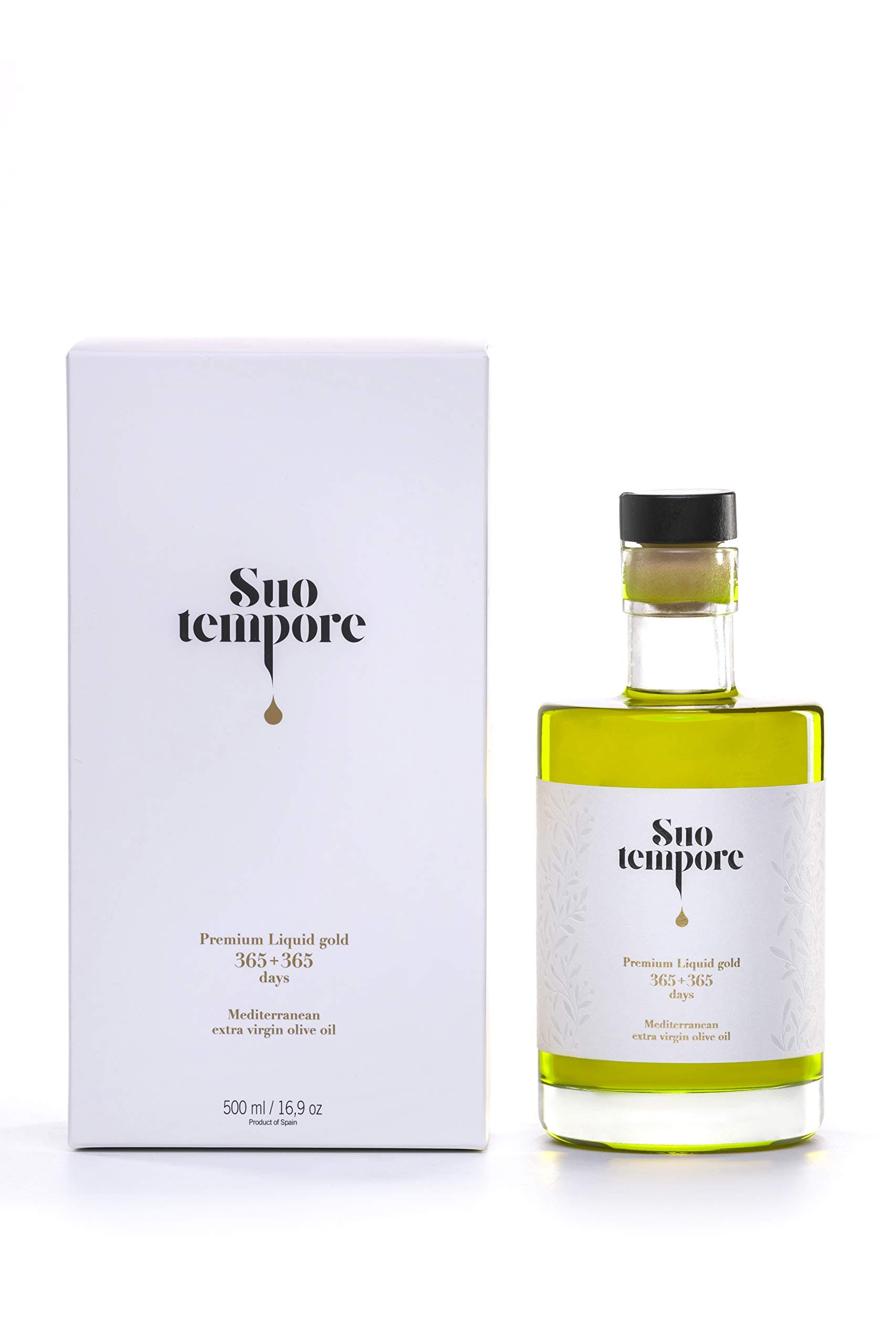 SUO Tempore by oli Soleil - Extra Virgin Olive Oil - New Early Harvest 2020 - Cold Pressed - Premium Case 500 ml - Homegrow