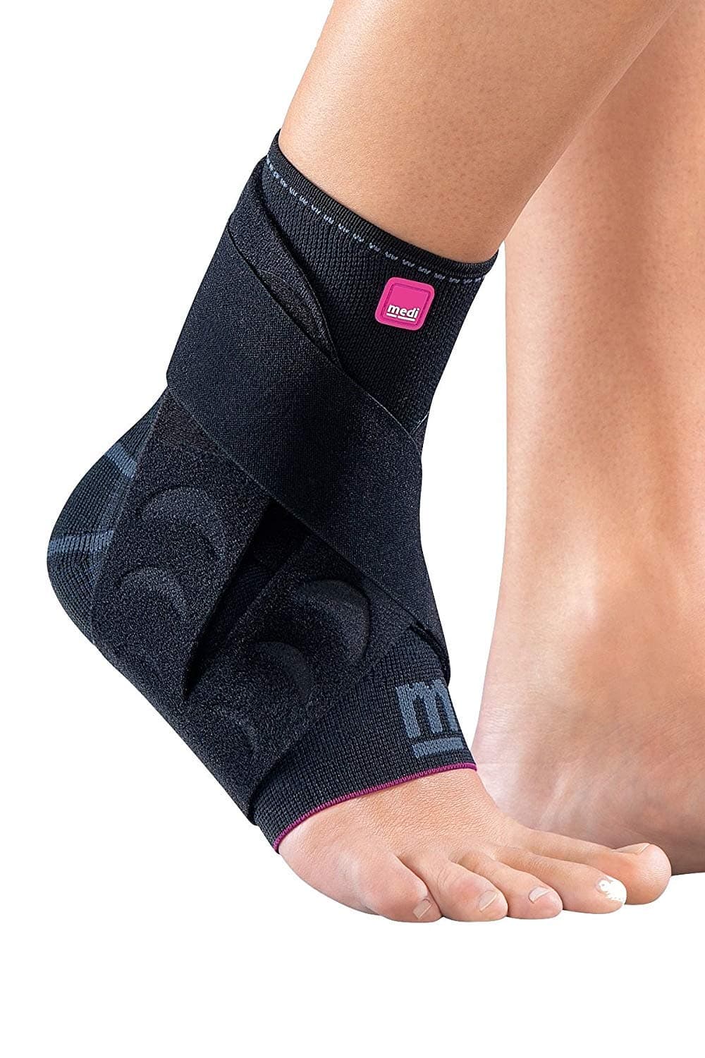 Medi Levamed Active Knit Ankle Support Left (Black) Size 4