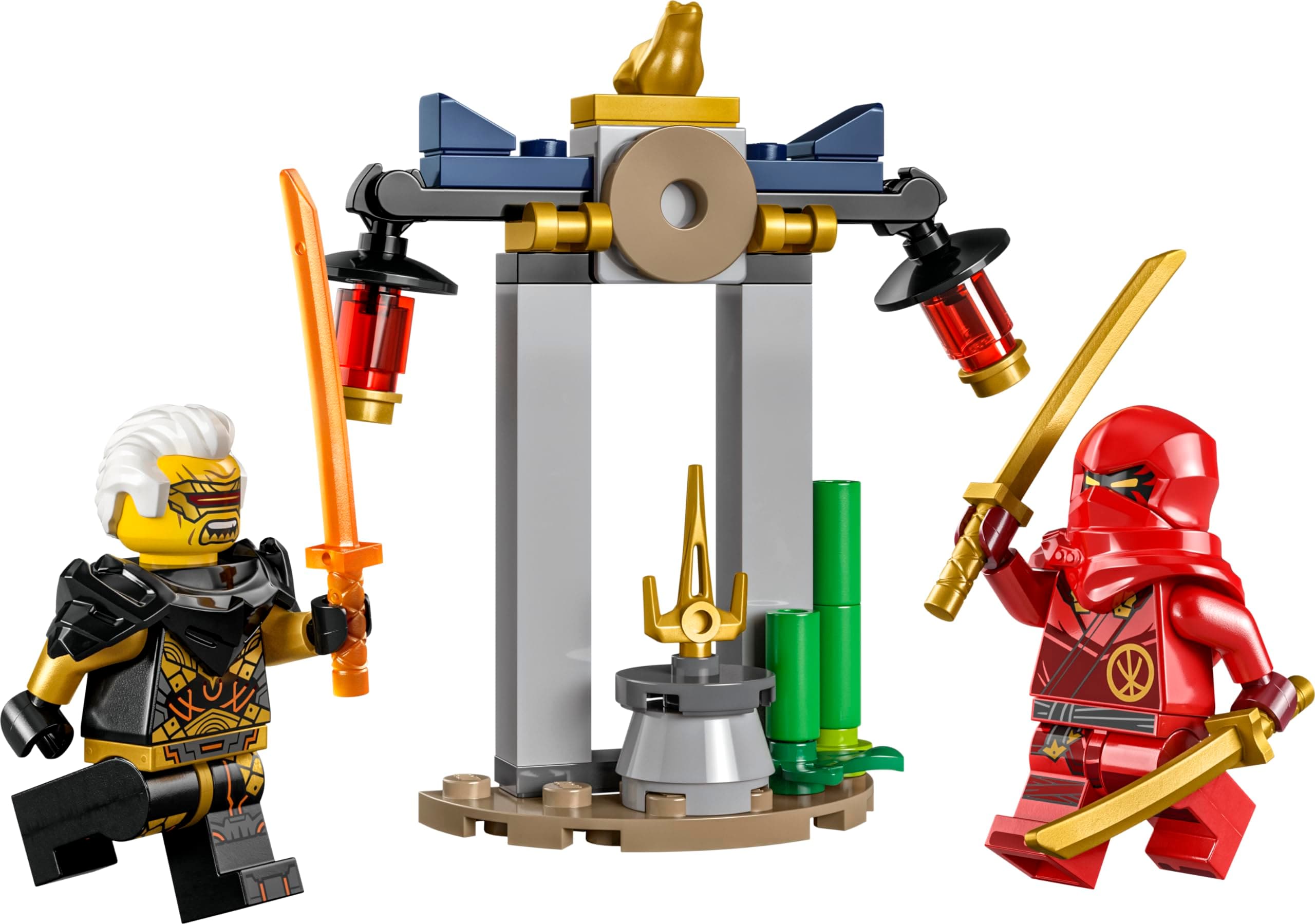 Ninjago Kais and Rapton's Duel in the Temple Construction Toy