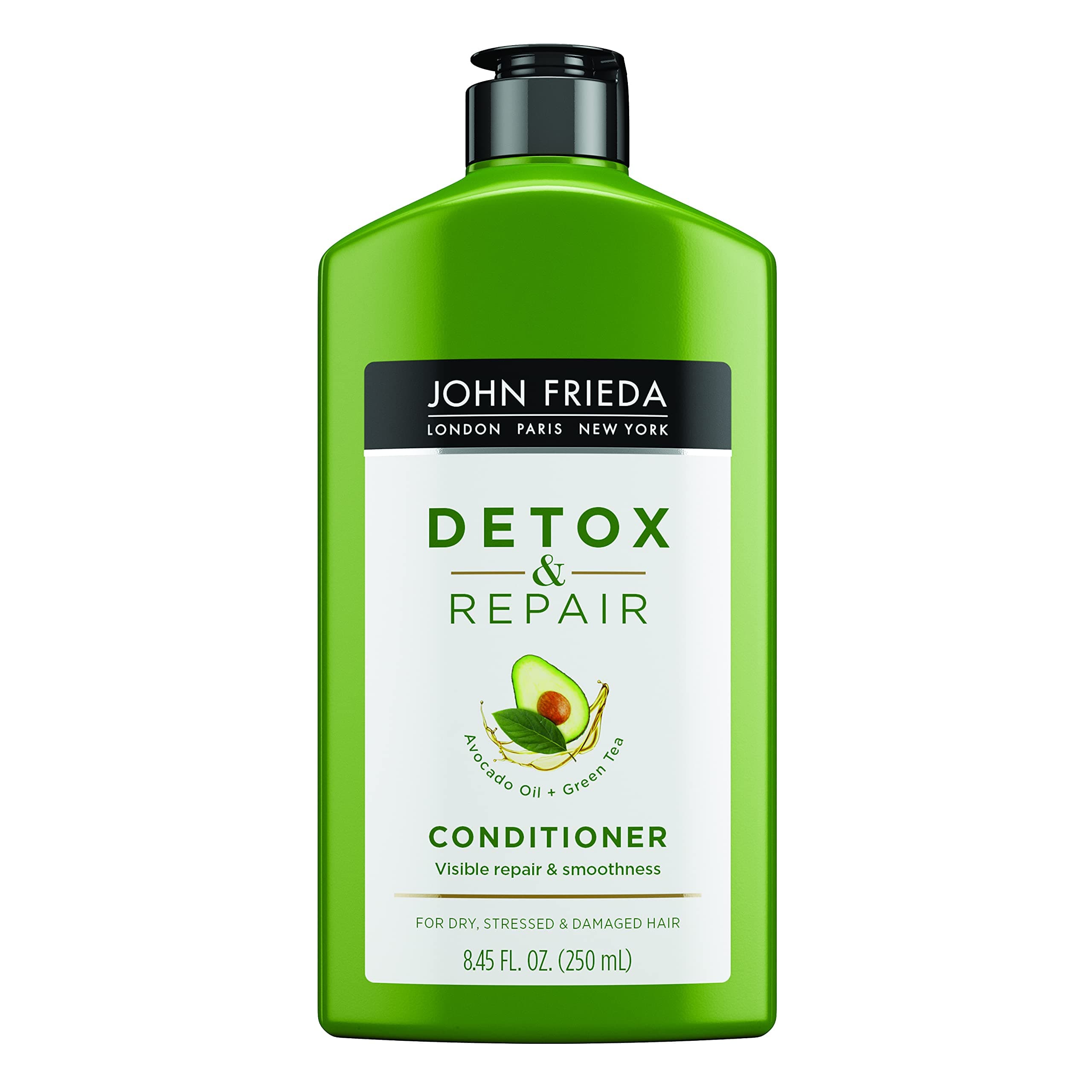 John FriedaDetox and Repair Conditioner, 8.45 Ounce Conditioner with Nourishing Avocado Oil and Green Tea