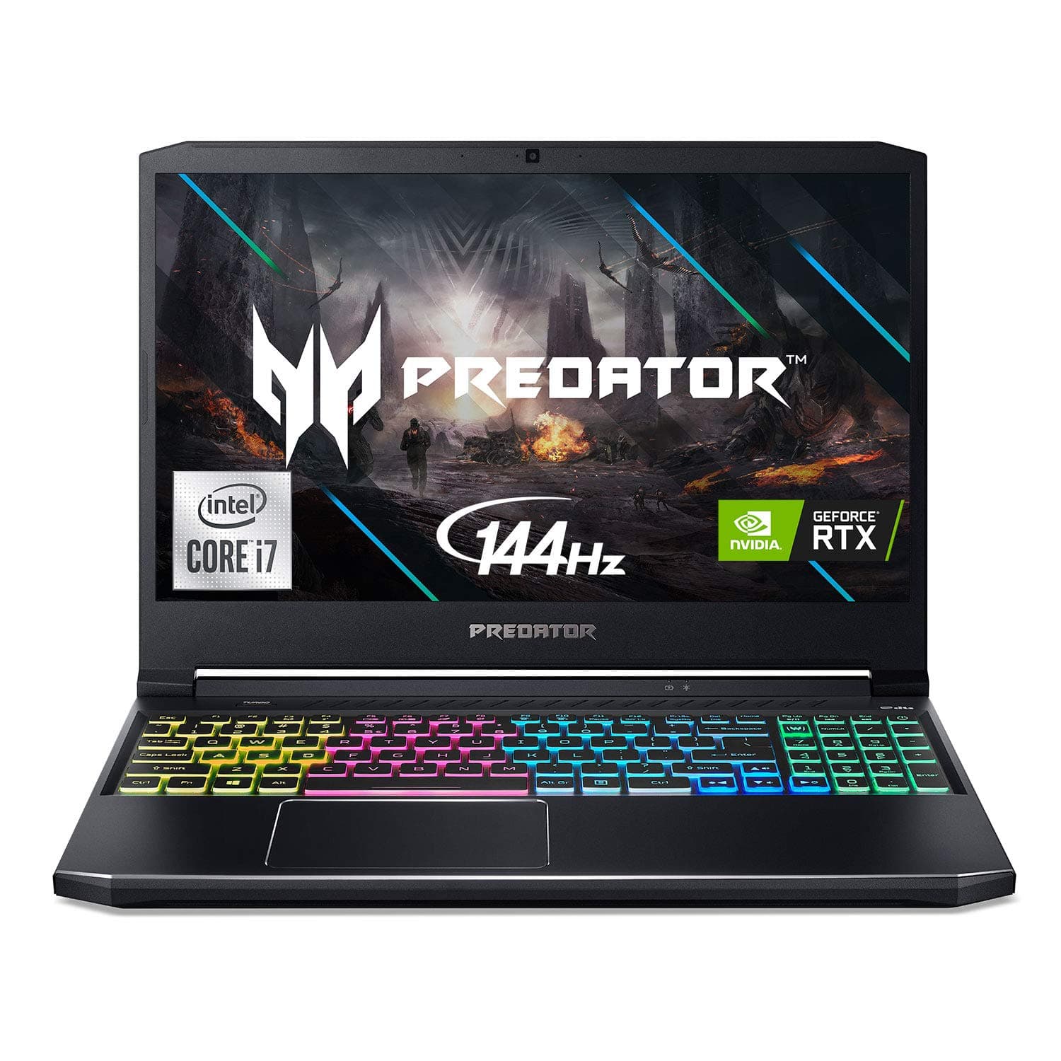 Predator Helios 300 Gaming Laptop, Intel i7-10750H, NVIDIA GeForce RTX 3060 Laptop GPU, 15.6" Full HD 144Hz 3ms IPS Display, 16GB DDR4, 512GB NVMe SSD, WiFi 6, RGB Keyboard, PH315-53-71HN