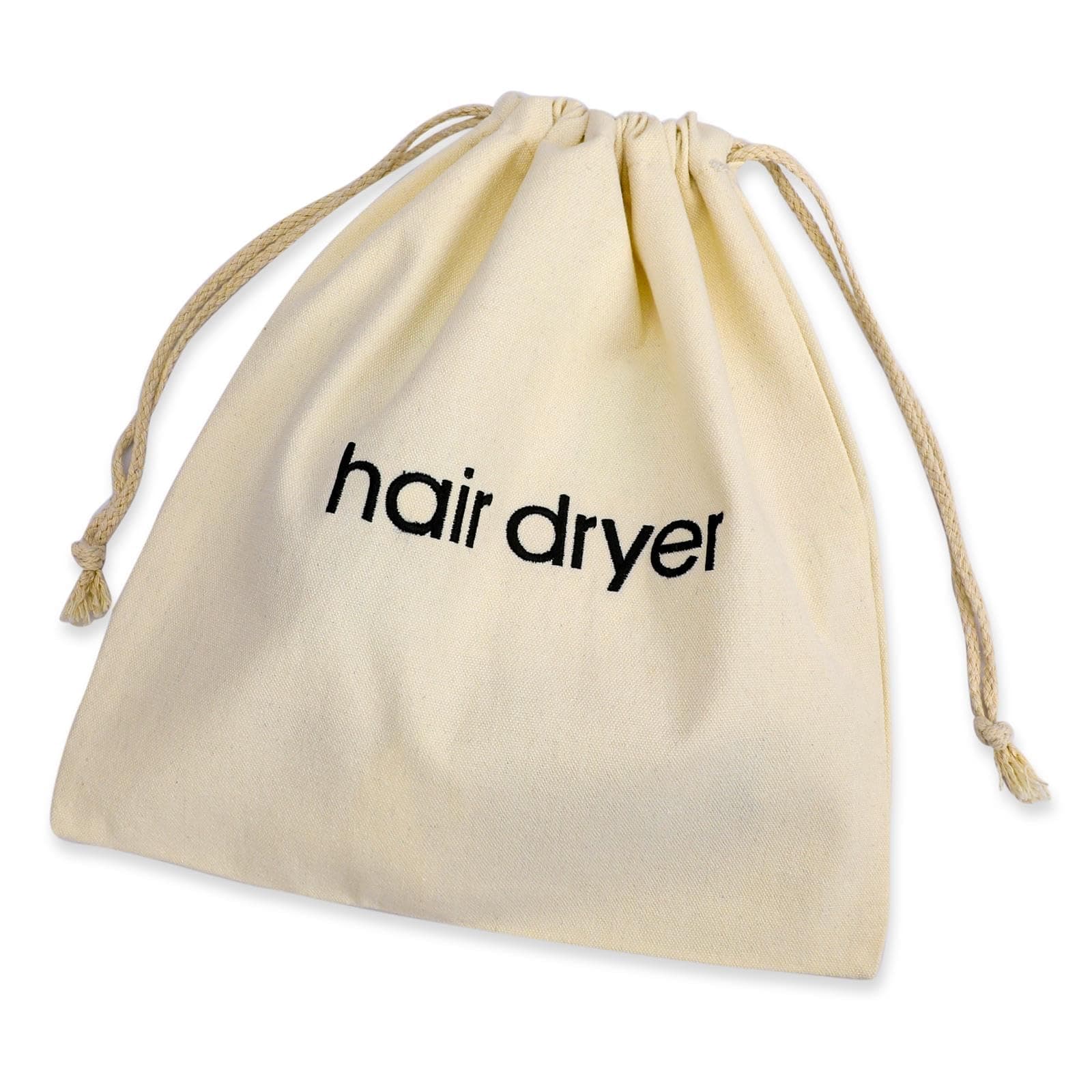 Mozeat LensHair Dryer Bag Container - Drawstring Travel Bag for Hair Tools - Ideal for Home, Traveling, Guest Rooms, Bathroom and Hotels