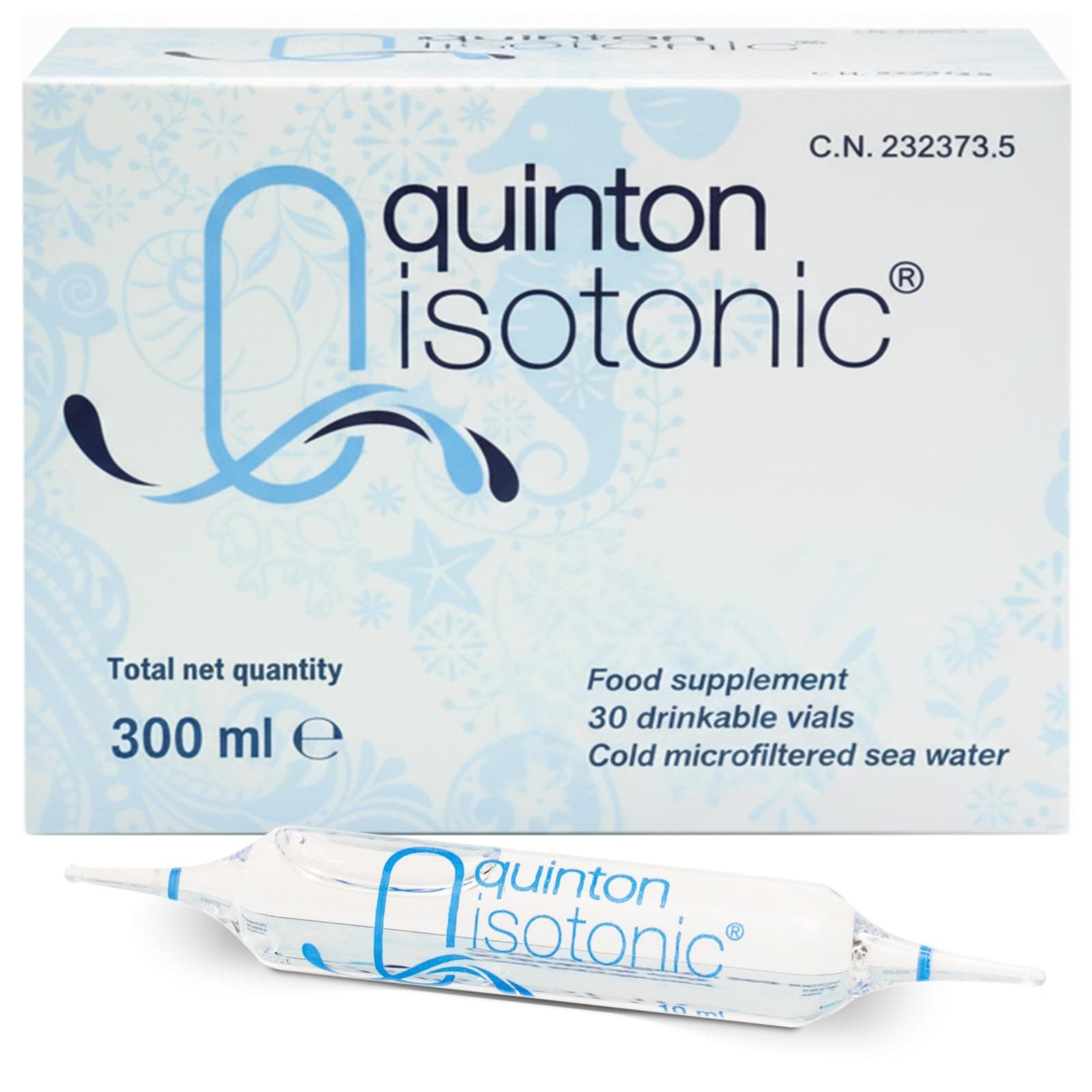 Quinton Isotonic - 100% Natural Isotonic Seawater, with Magnesium and Micronu...